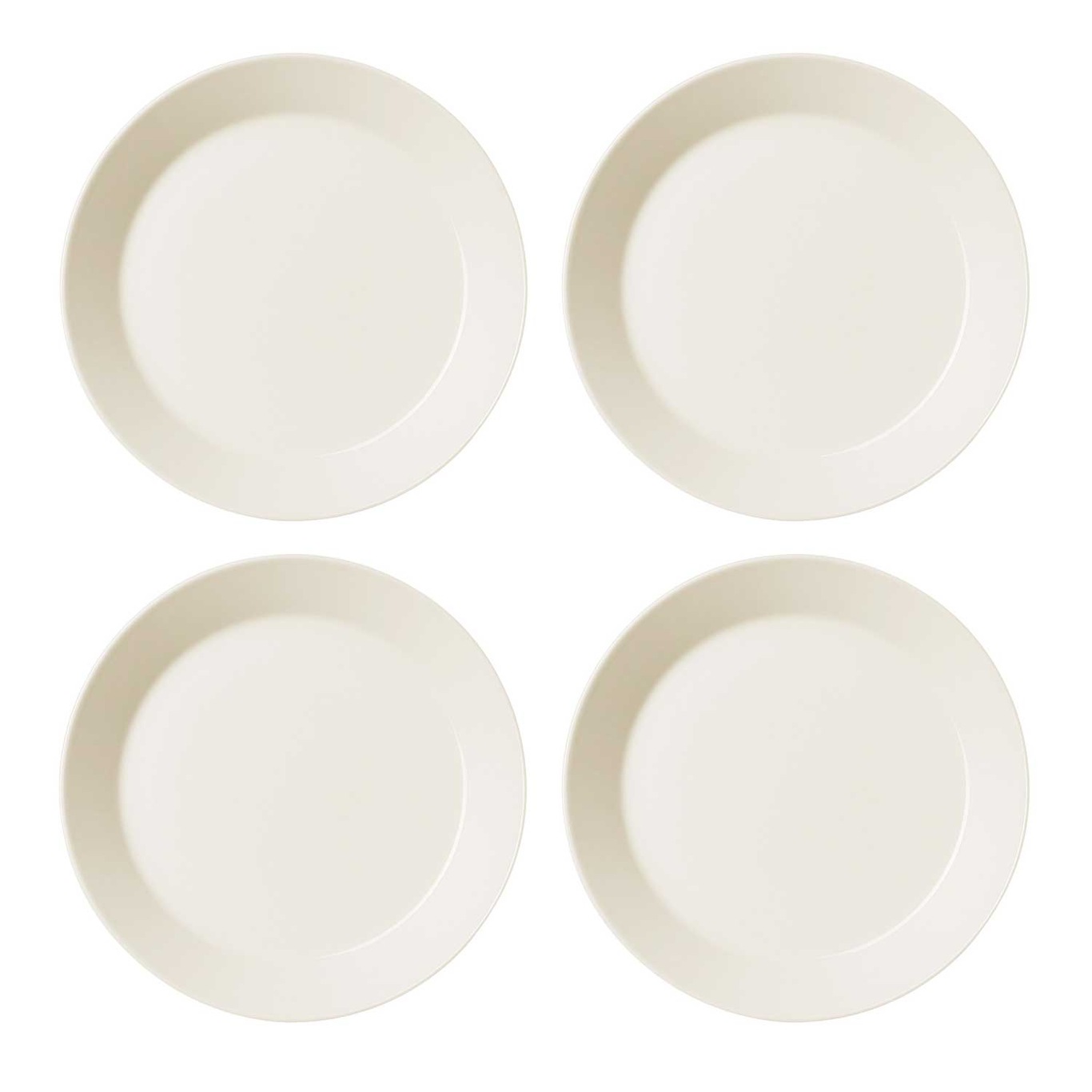 Teema Side Plates 21 cm White, 4-pack