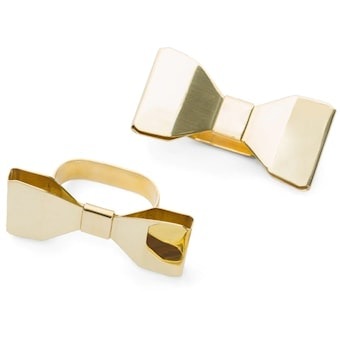 Bowie Napkin Ring 2-pack, Brass