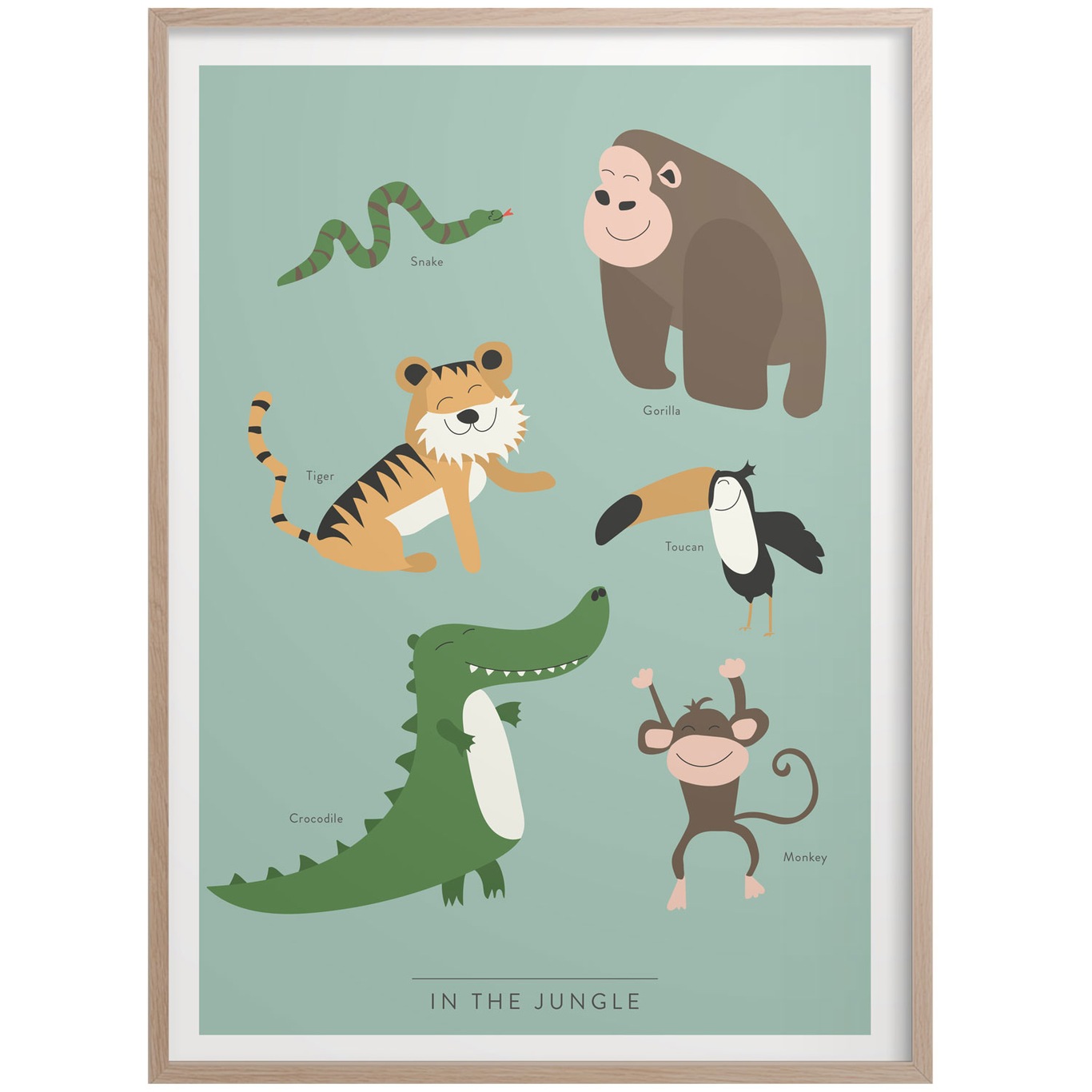 In The Jungle Poster 50x70 cm
