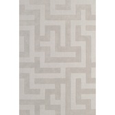 Circular Wool Rug Sand, 180x240 cm - Layered @ RoyalDesign