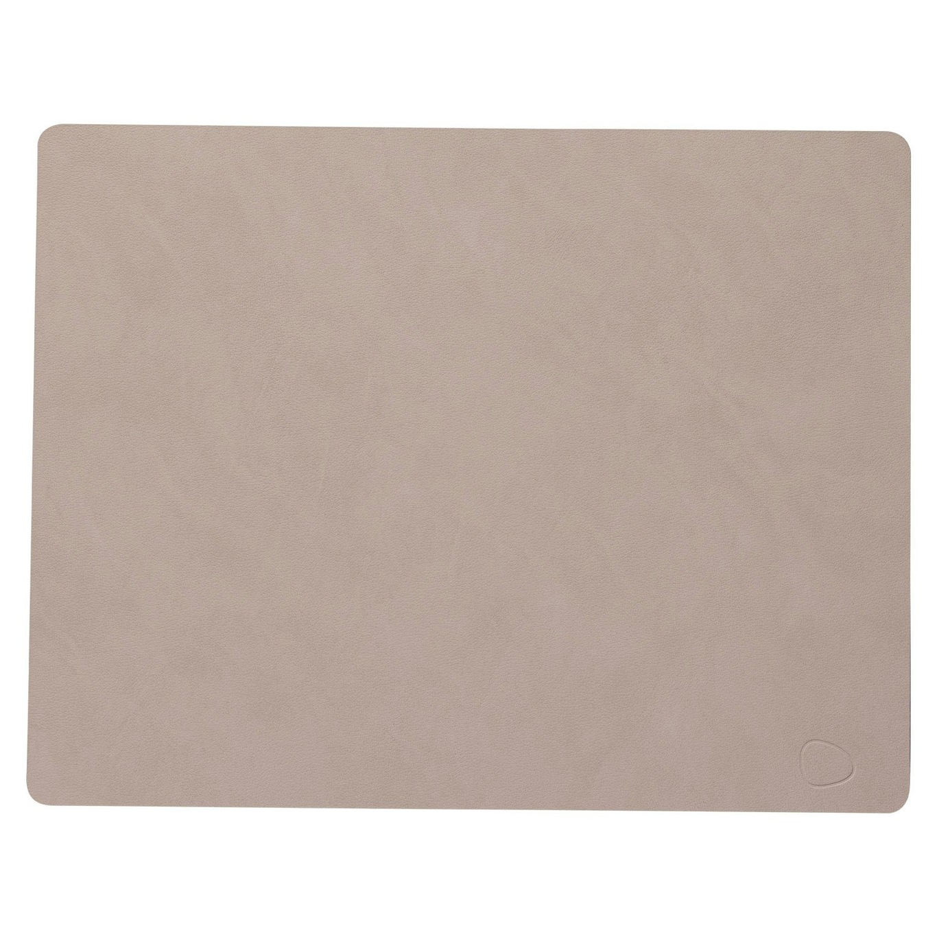 Square L Table Mat Nupo 35x45 cm, Clay Brown