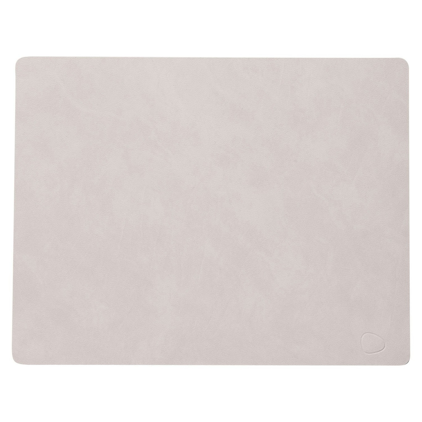 Square L Table Mat Nupo 35x45 cm, Oyster White