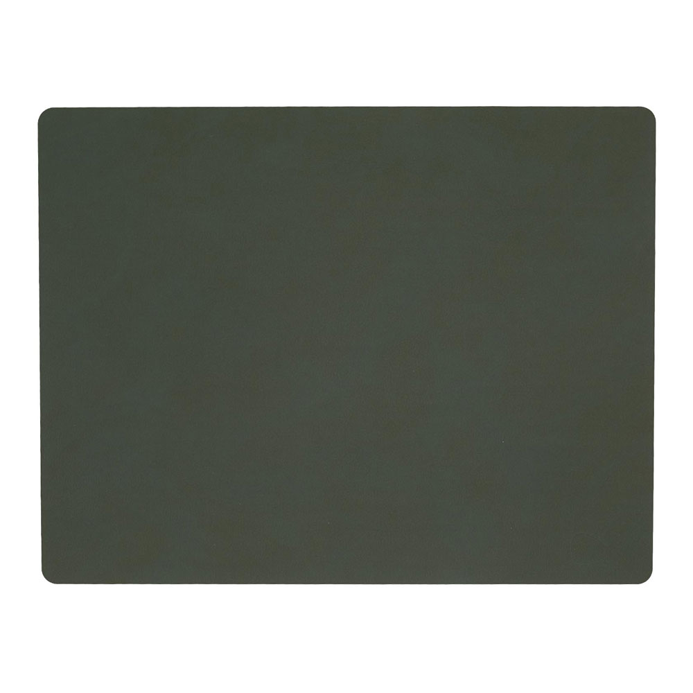 Square L Table Mat Nupo 35x45 cm, Dark Green