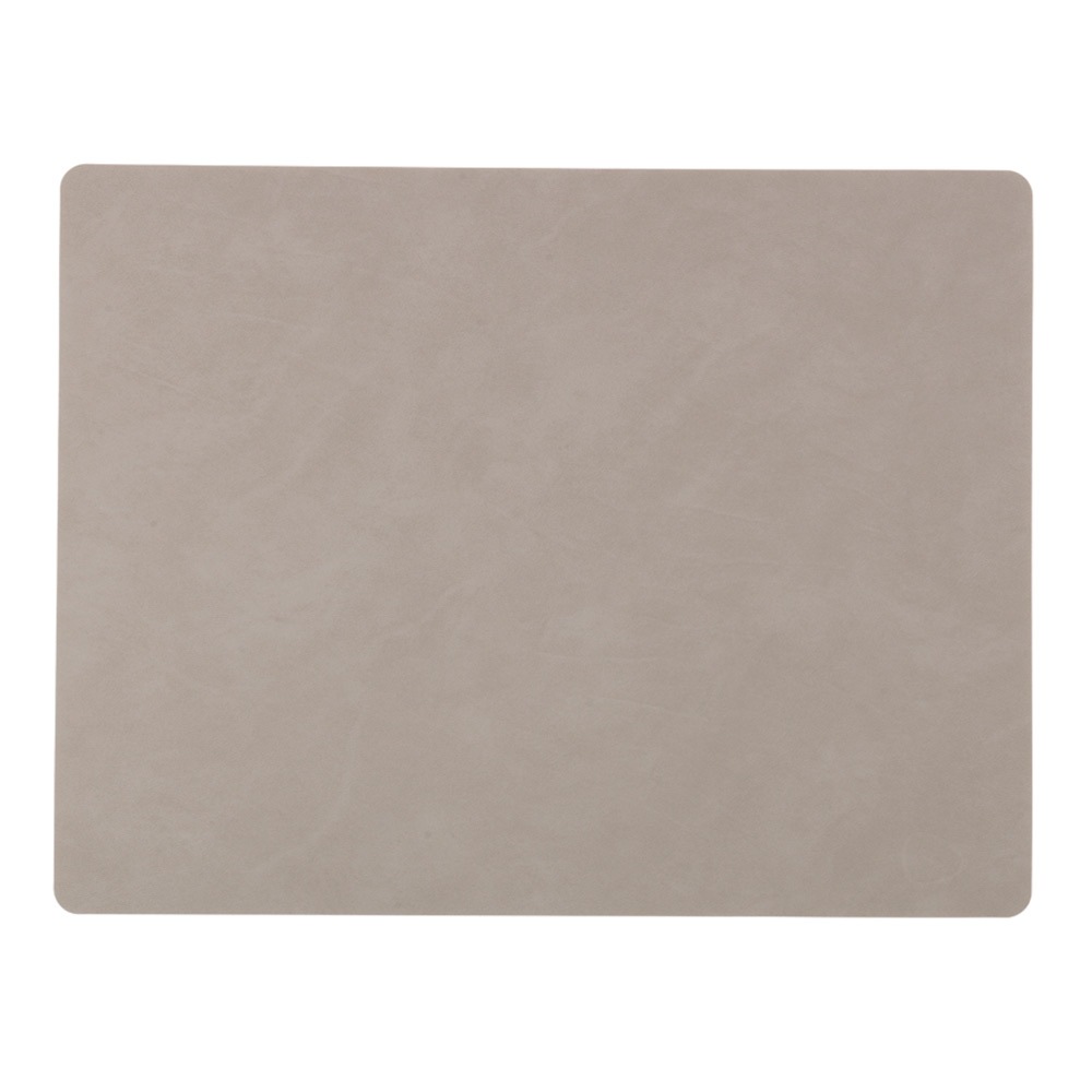 Square L Table Mat Nupo 35x45 cm, Light Grey