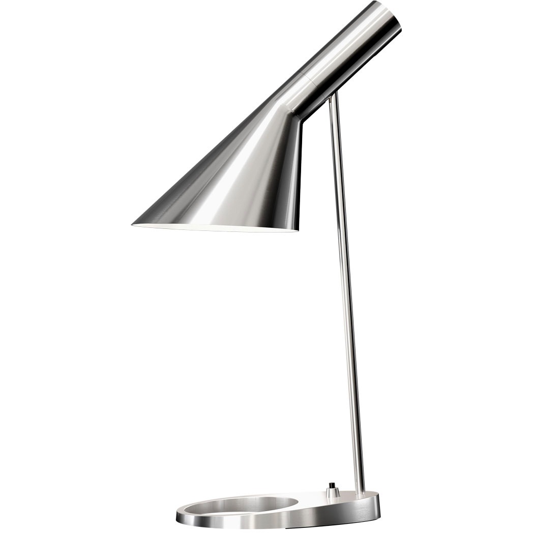 AJ Table Lamp, Polished Stainless Steel