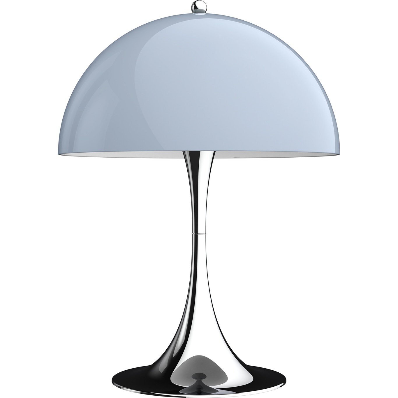 Panthella 320 Table Lamp, Grey Opal Acrylic