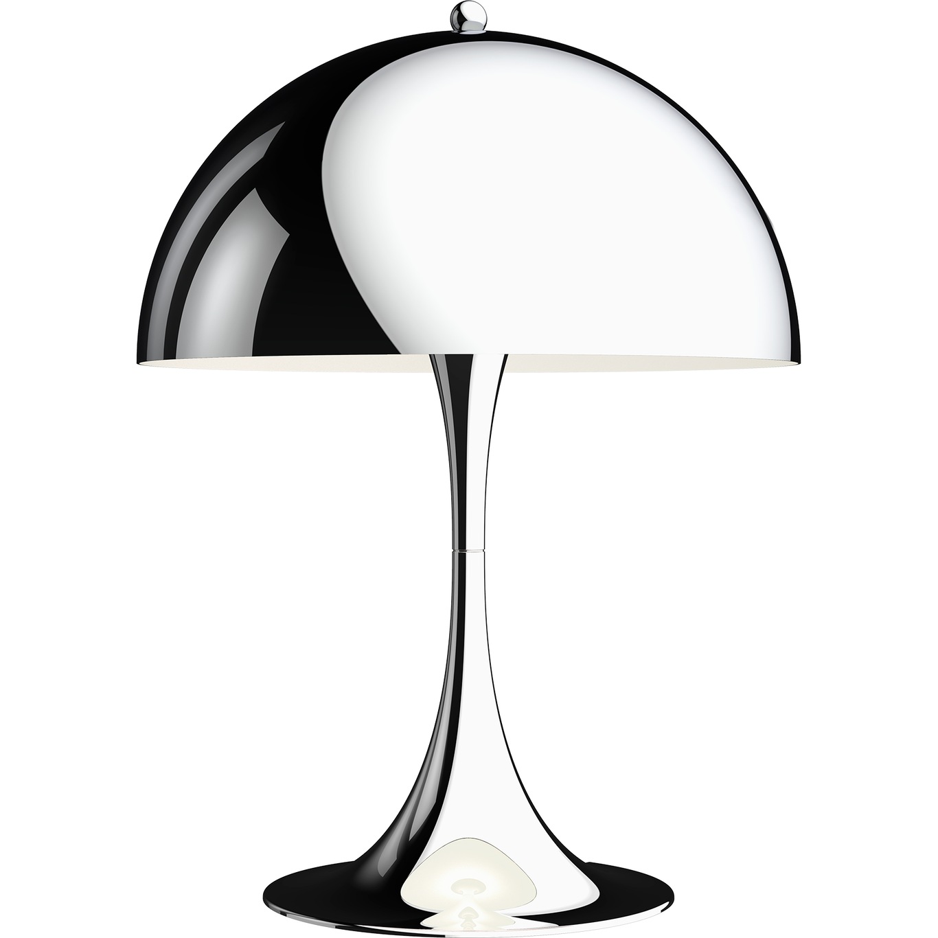 Panthella 320 Table Lamp, Chrome