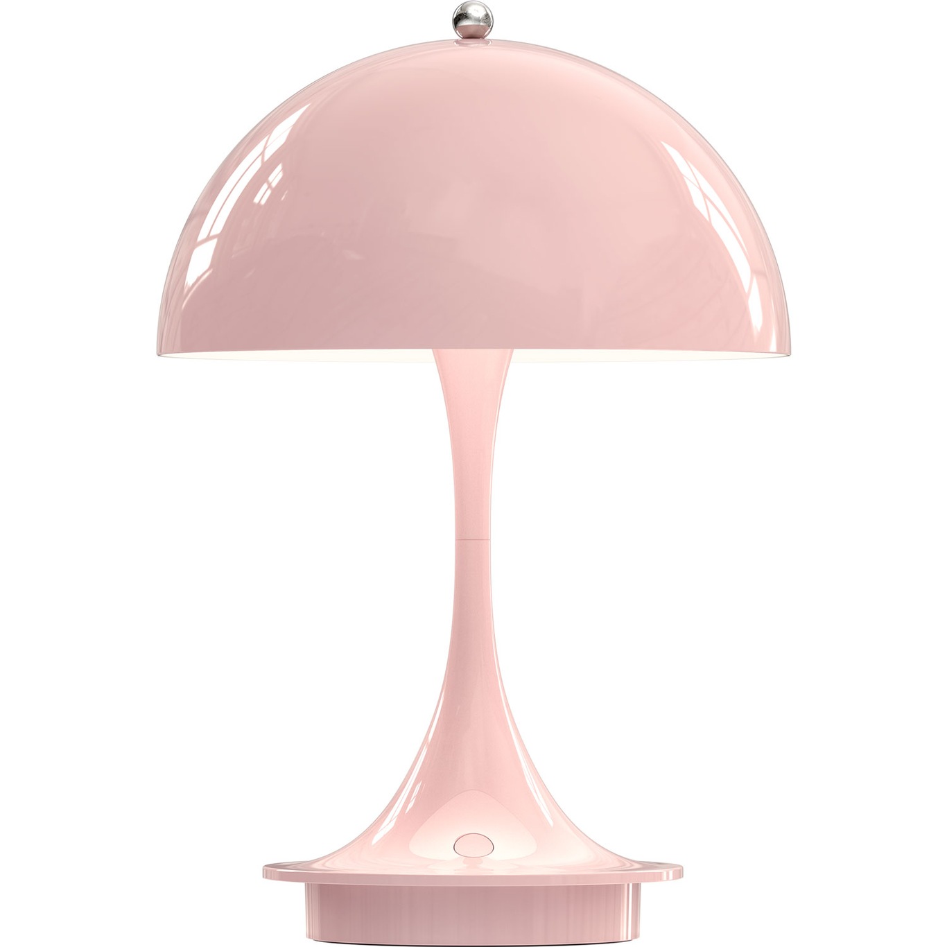 Panthella 160 Table Lamp Portable, Light Pink