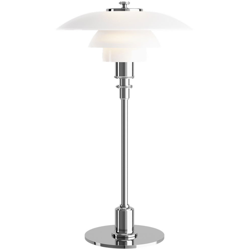 PH 2/1 Table Lamp, Chrome