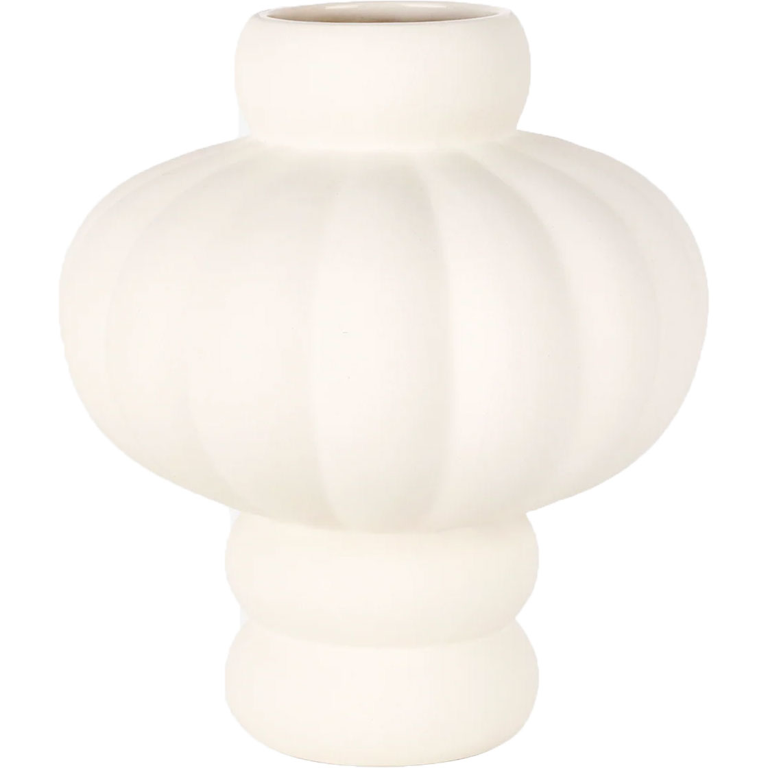 Balloon 02 Vase 20 cm, Raw White