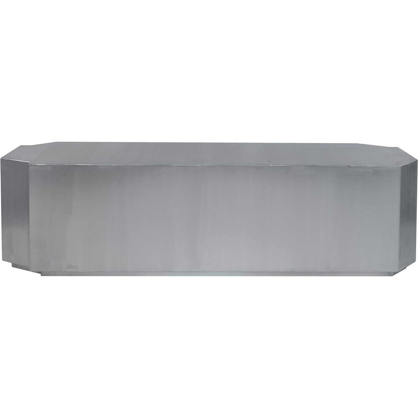 Funki Bench 46x176 cm, Brushed Aluminium