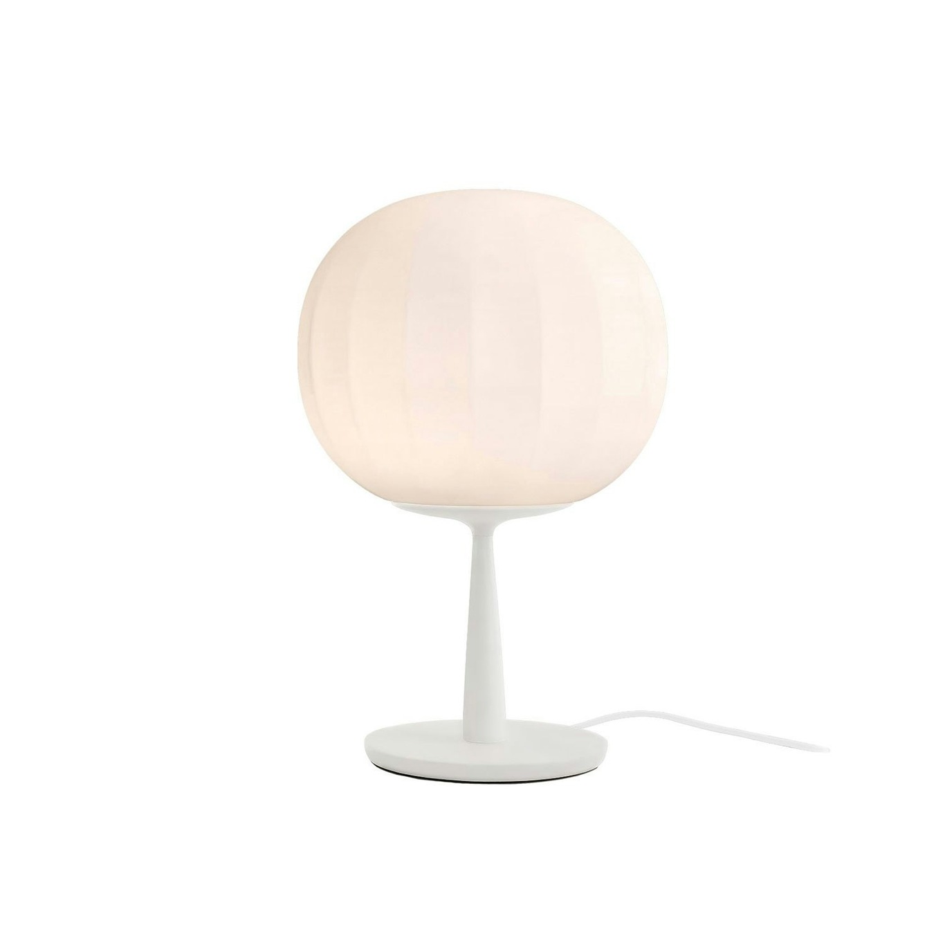 Lita Table Lamp 18 cm, White / Opal Glass
