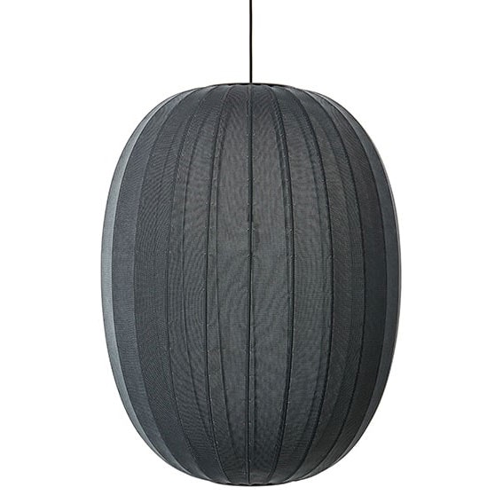Knit-Wit Pendant High Oval 65 cm, Black