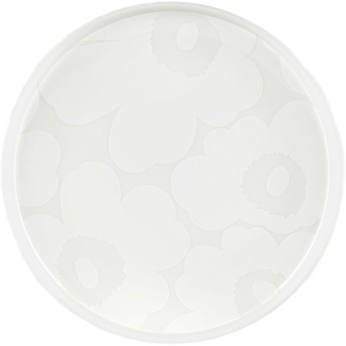 Oiva/Unikko Plate Ø20 cm, White