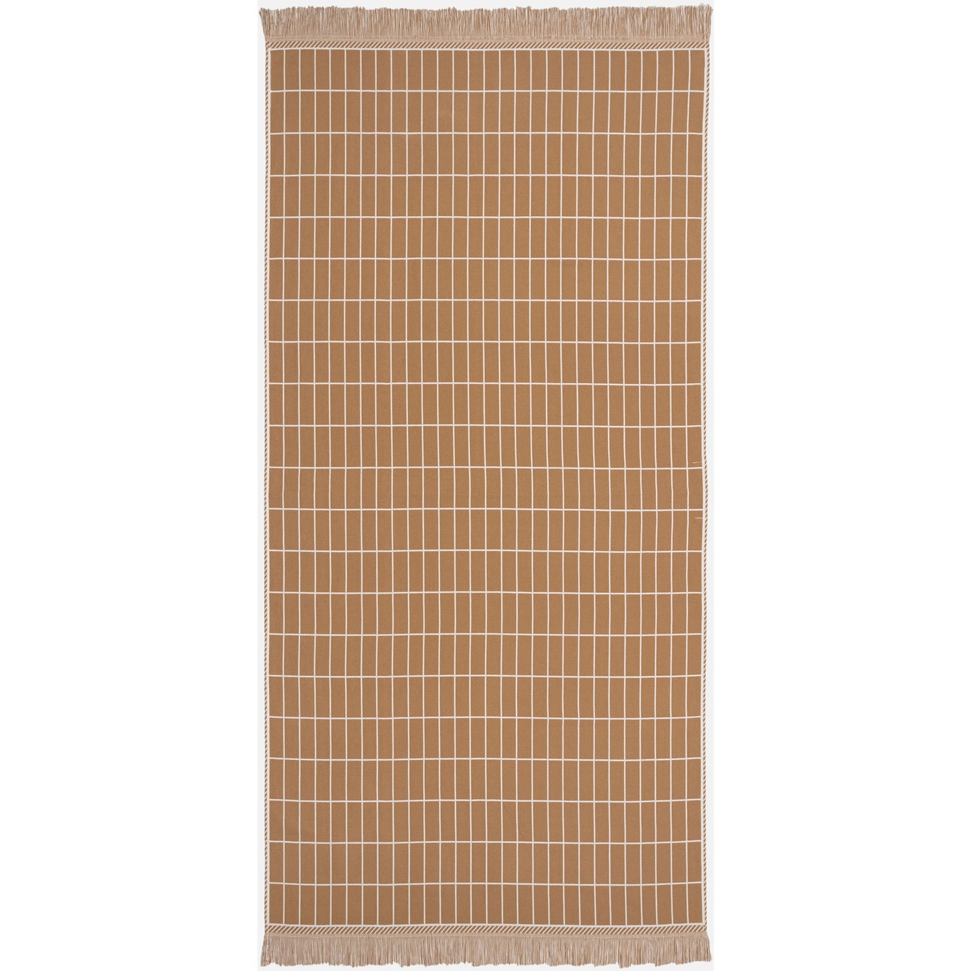 Pieni Tiiliskivi Towel Hamam Brown / Off-white, 70x150 cm