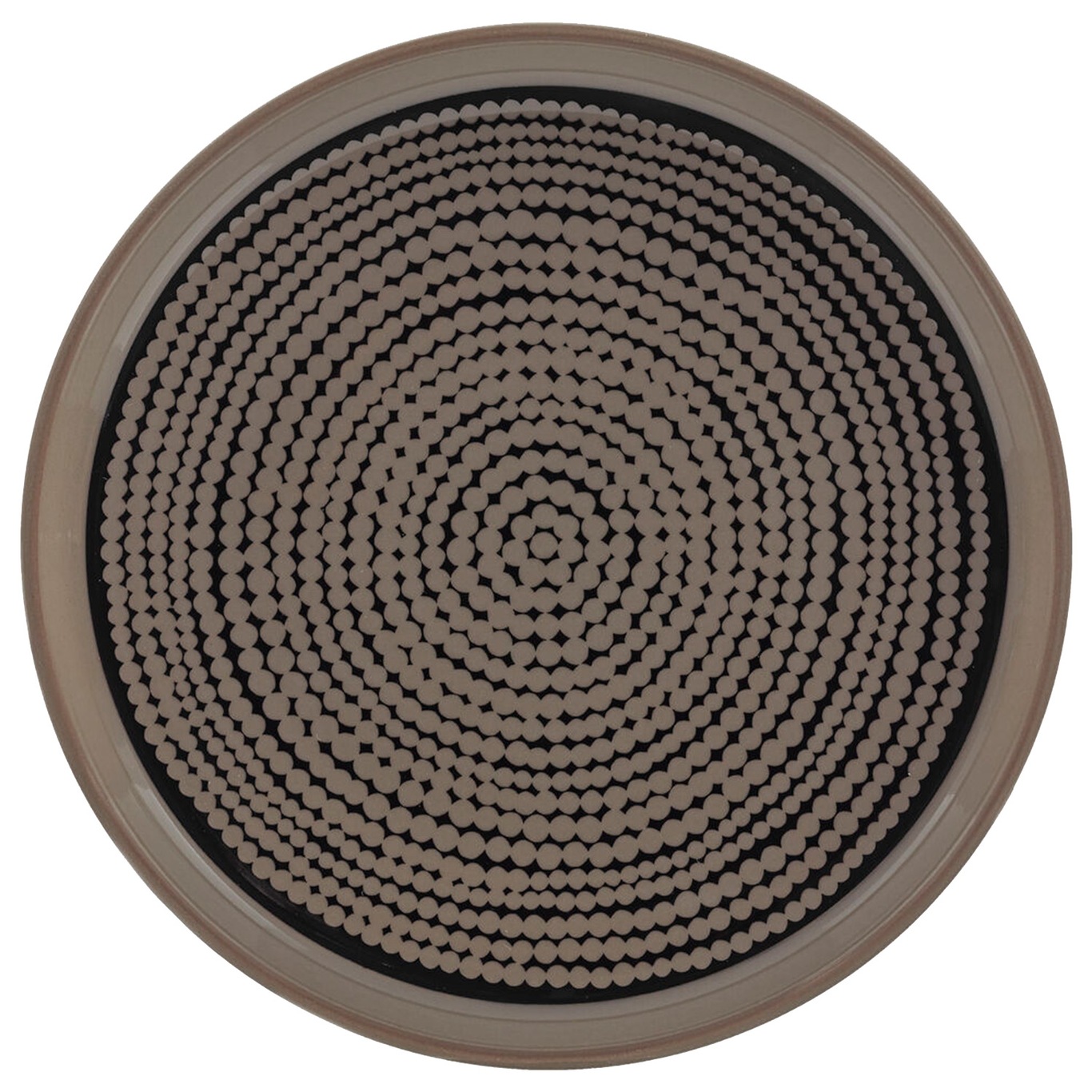 Oiva/Siirtolapuutarha Plate 13,5 cm, Black/Terra