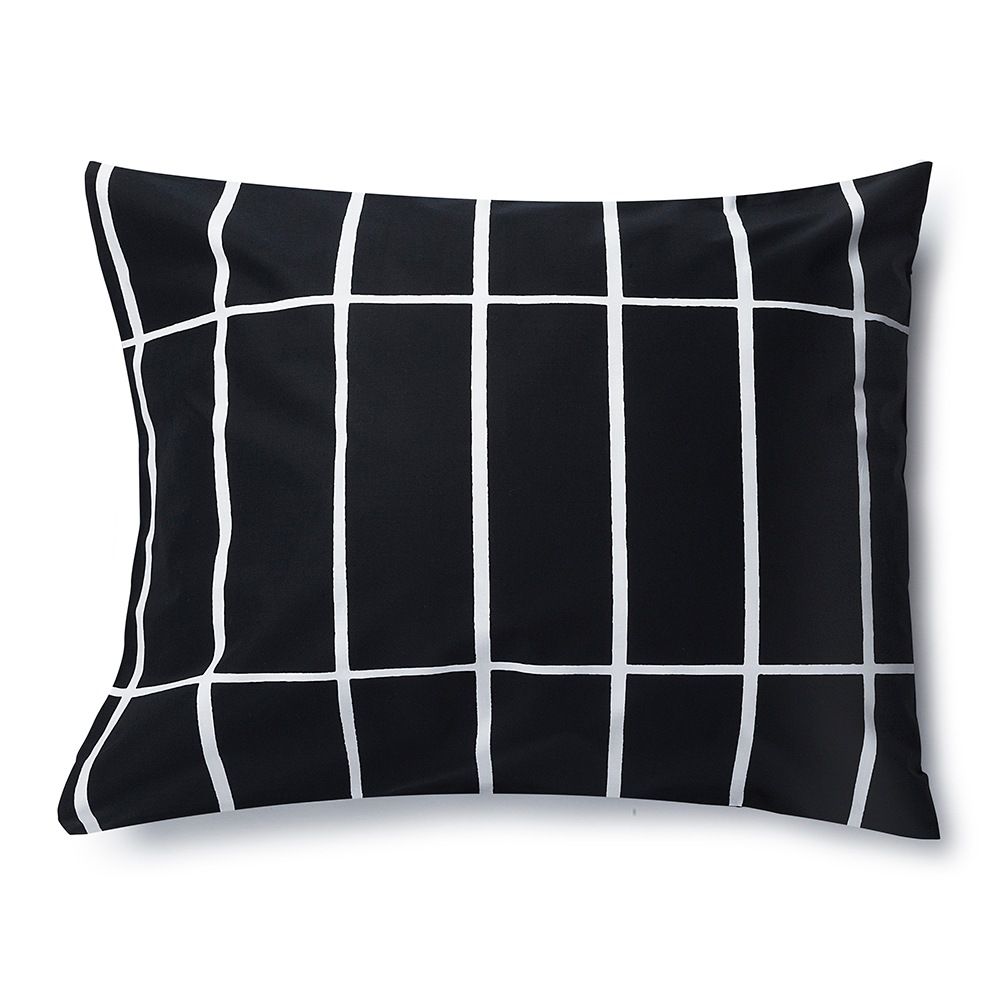 Tiiliskivi Pillowcase 50x60 cm, Black
