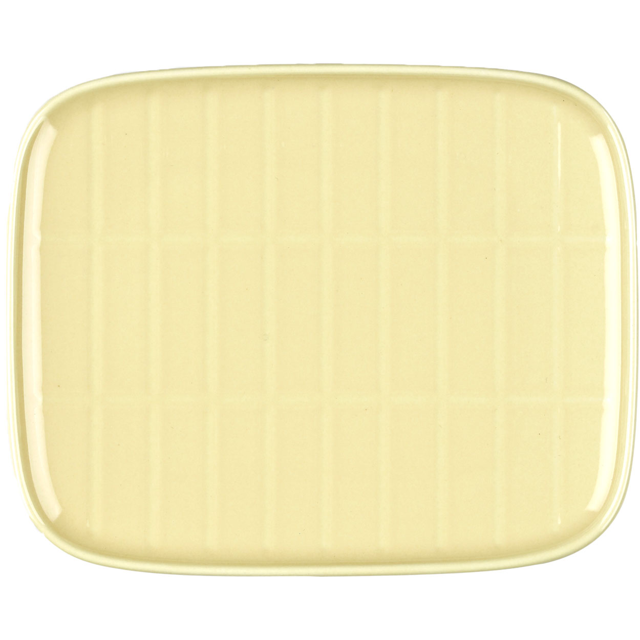 Oiva/Tiiliskivi Plate 12x15 cm, Butter Yellow