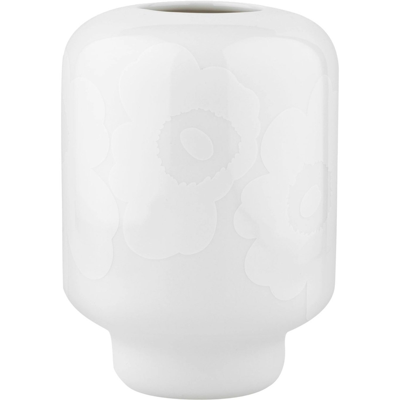 Unikko Ceramic Vase, White