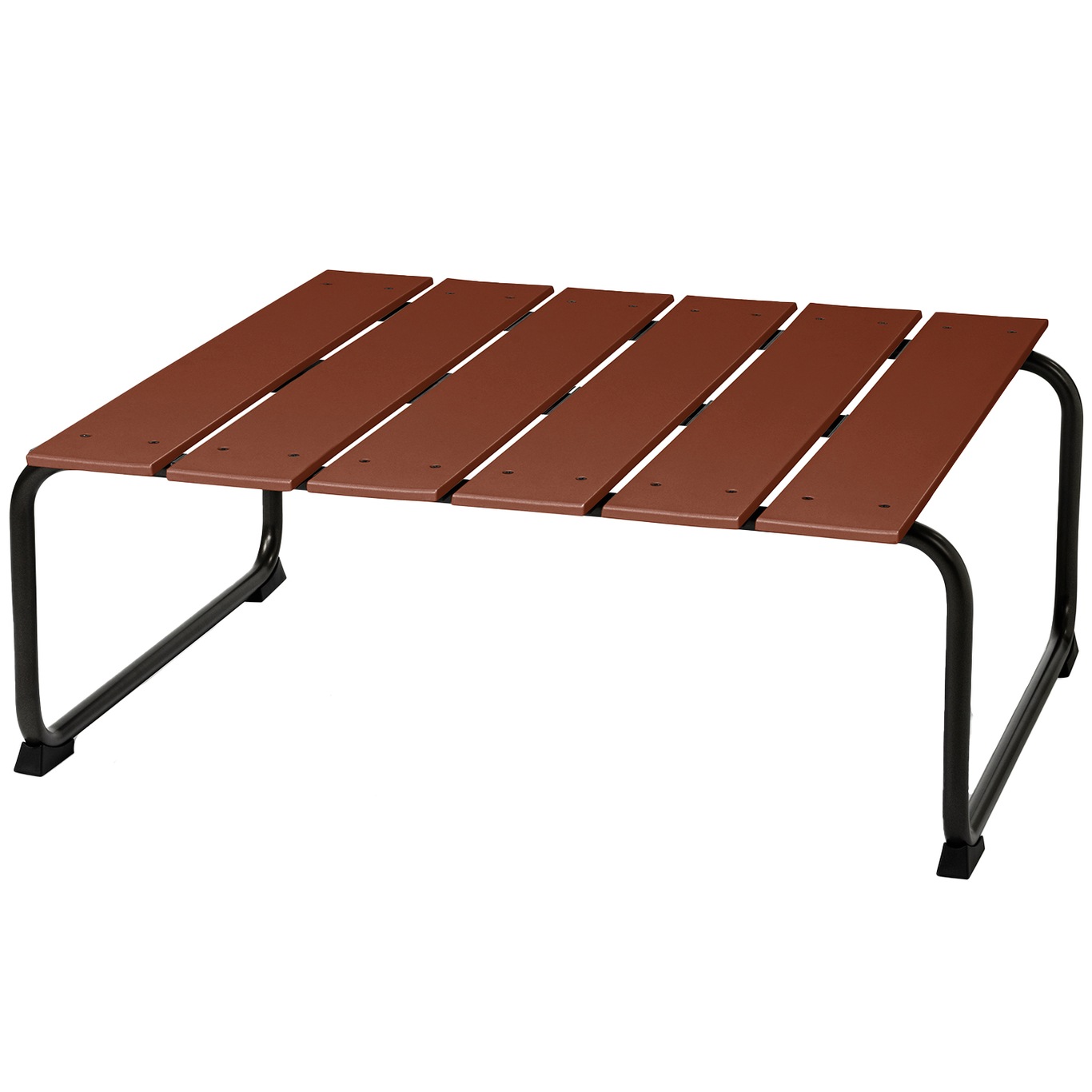 Ocean Lounge Table 70x70 cm, Burnt Red