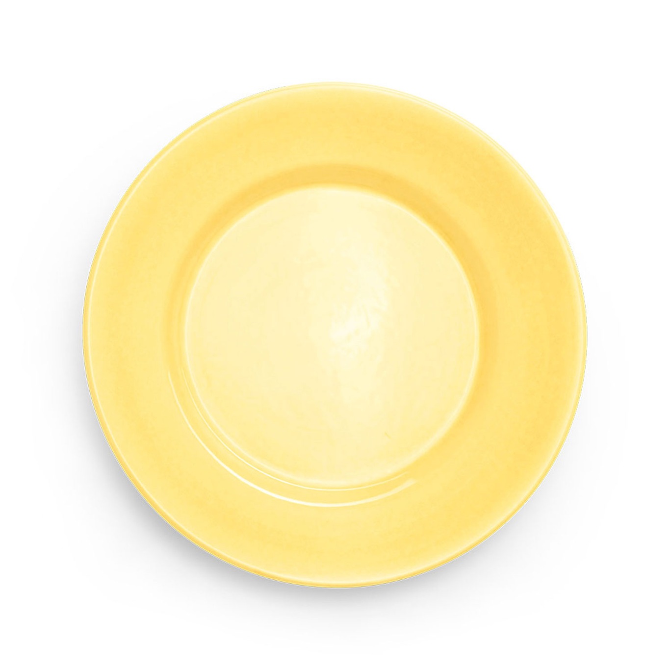 Basic Plate 25 cm, Yellow