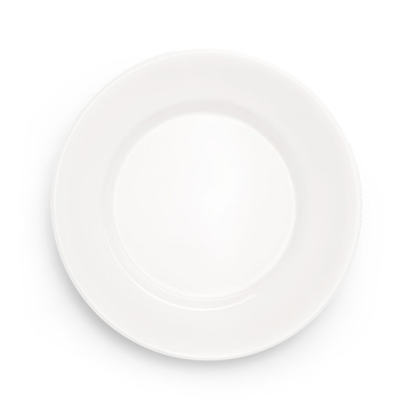 Basic Plate 25 cm, White