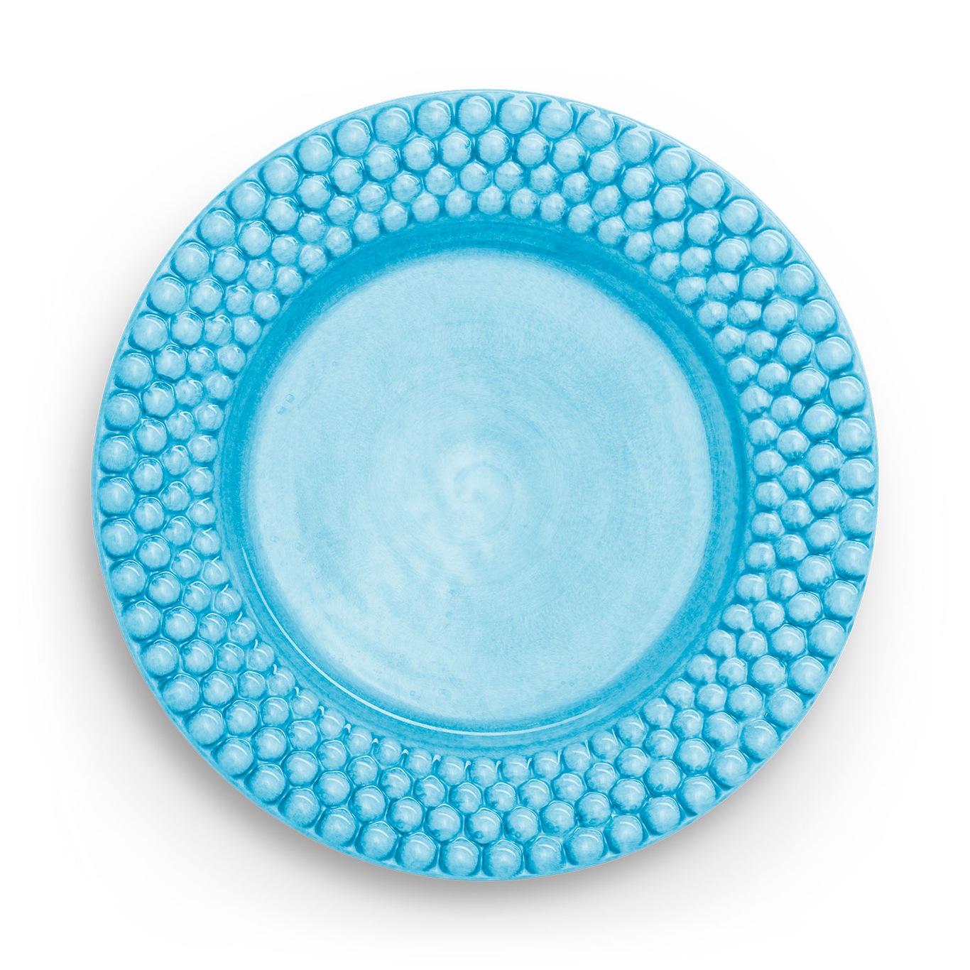 Bubbles Plate 28 cm, Turquoise