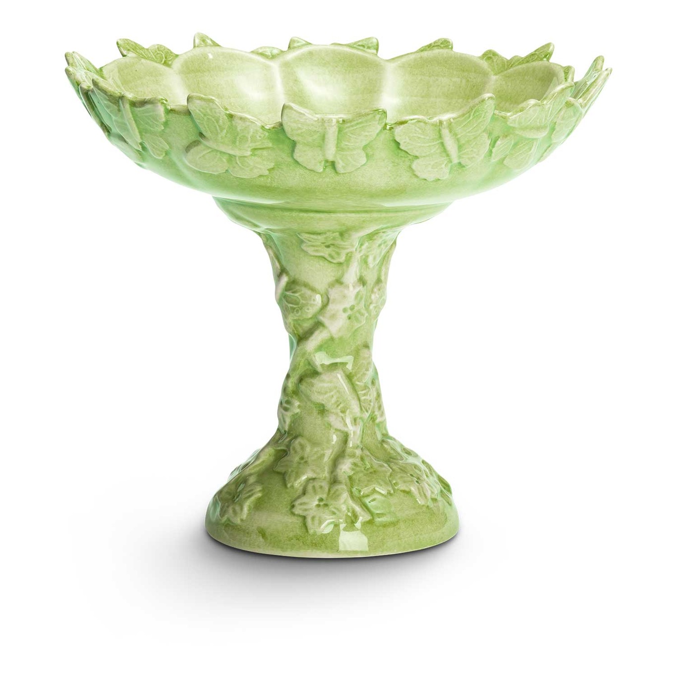 Lace Fruit Bowl 25 cm, Green