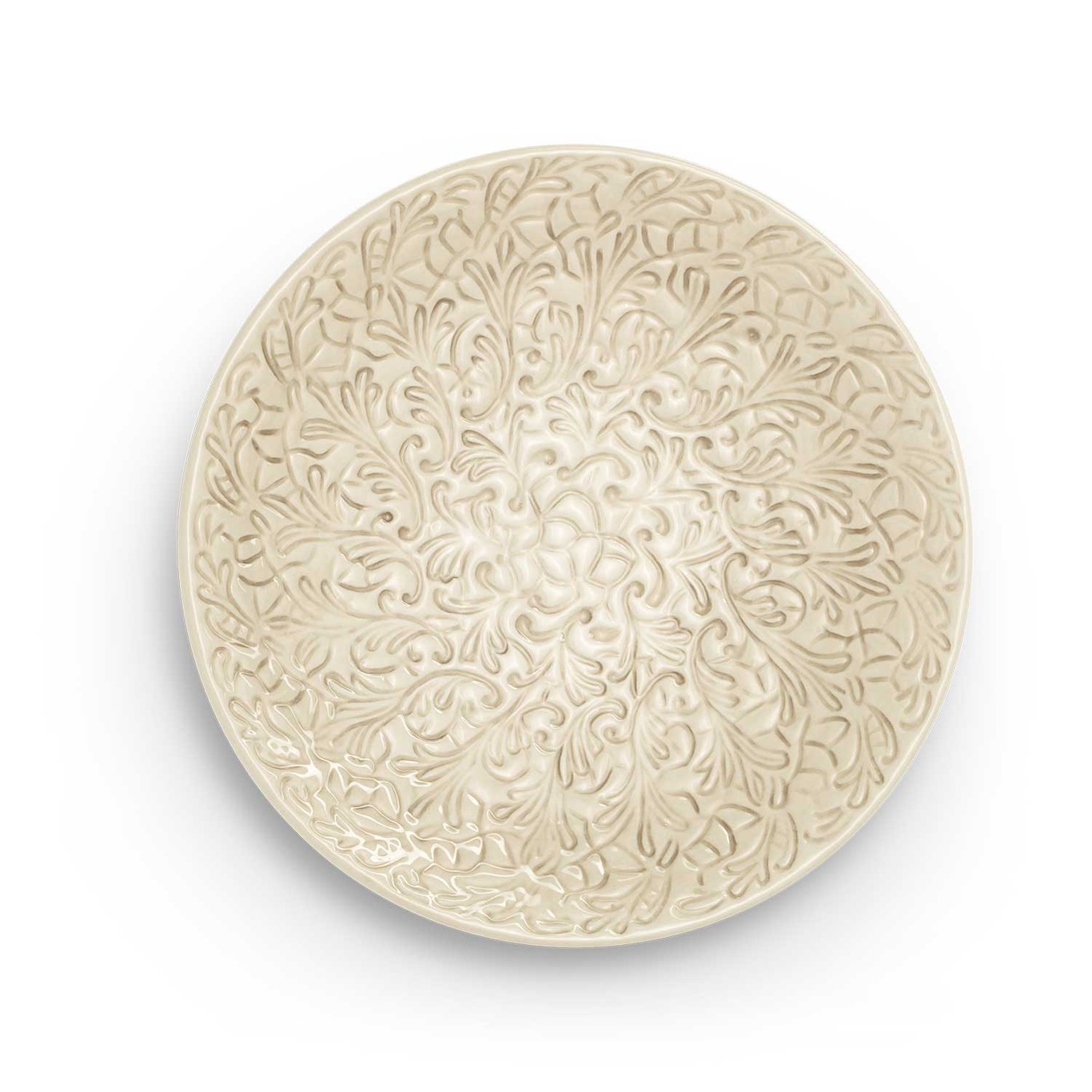 Lace Plate 20 cm, Sand