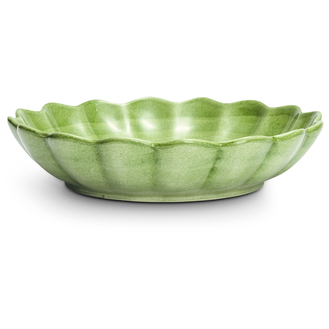 Oyster Bowl 31 cm, Green
