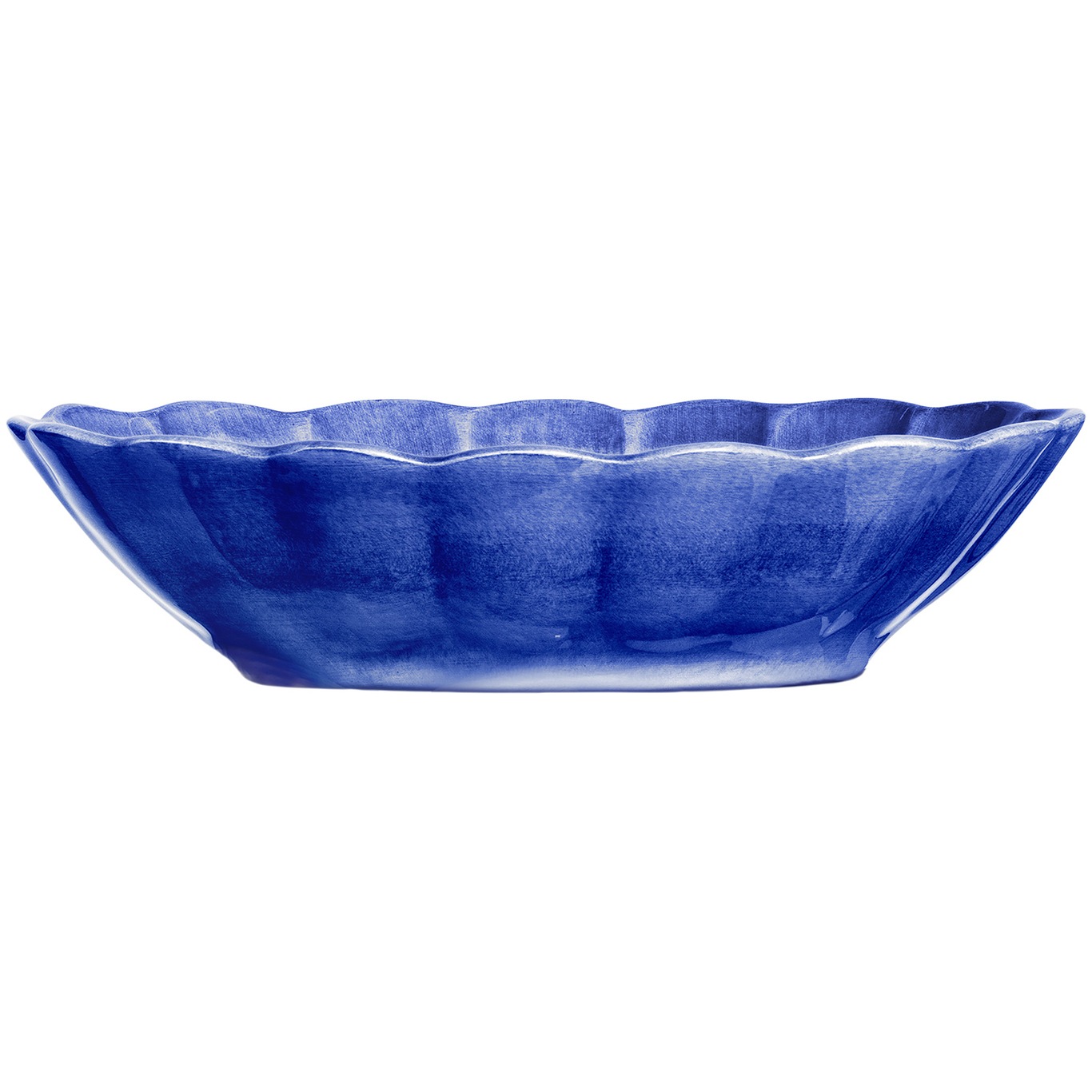 Oyster Bowl 75 cl, Blue