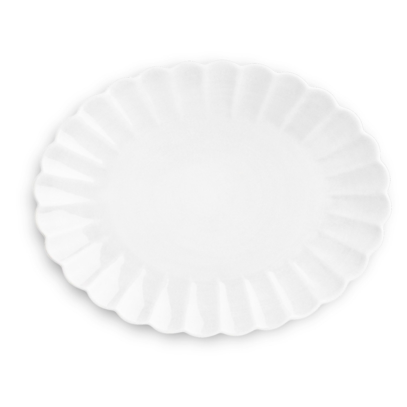Oyster Dish 35x30 cm, White
