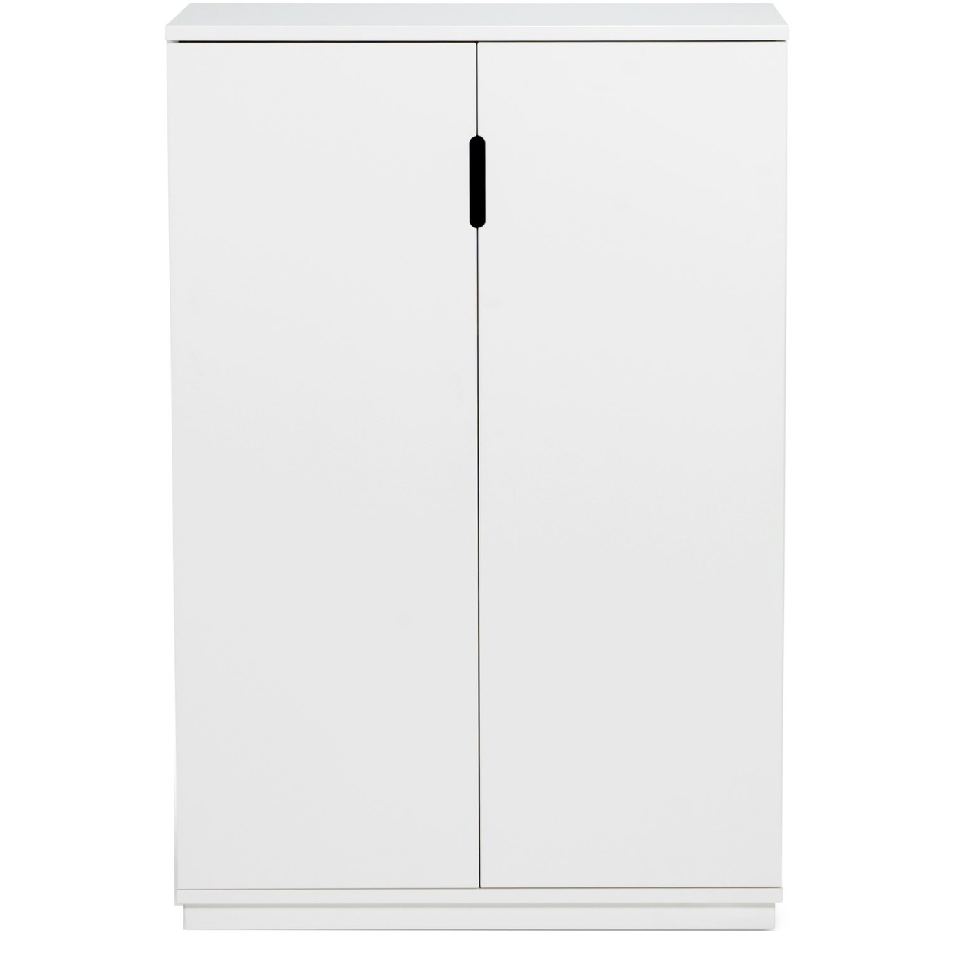Aoko Cabinet White, Covered Doors