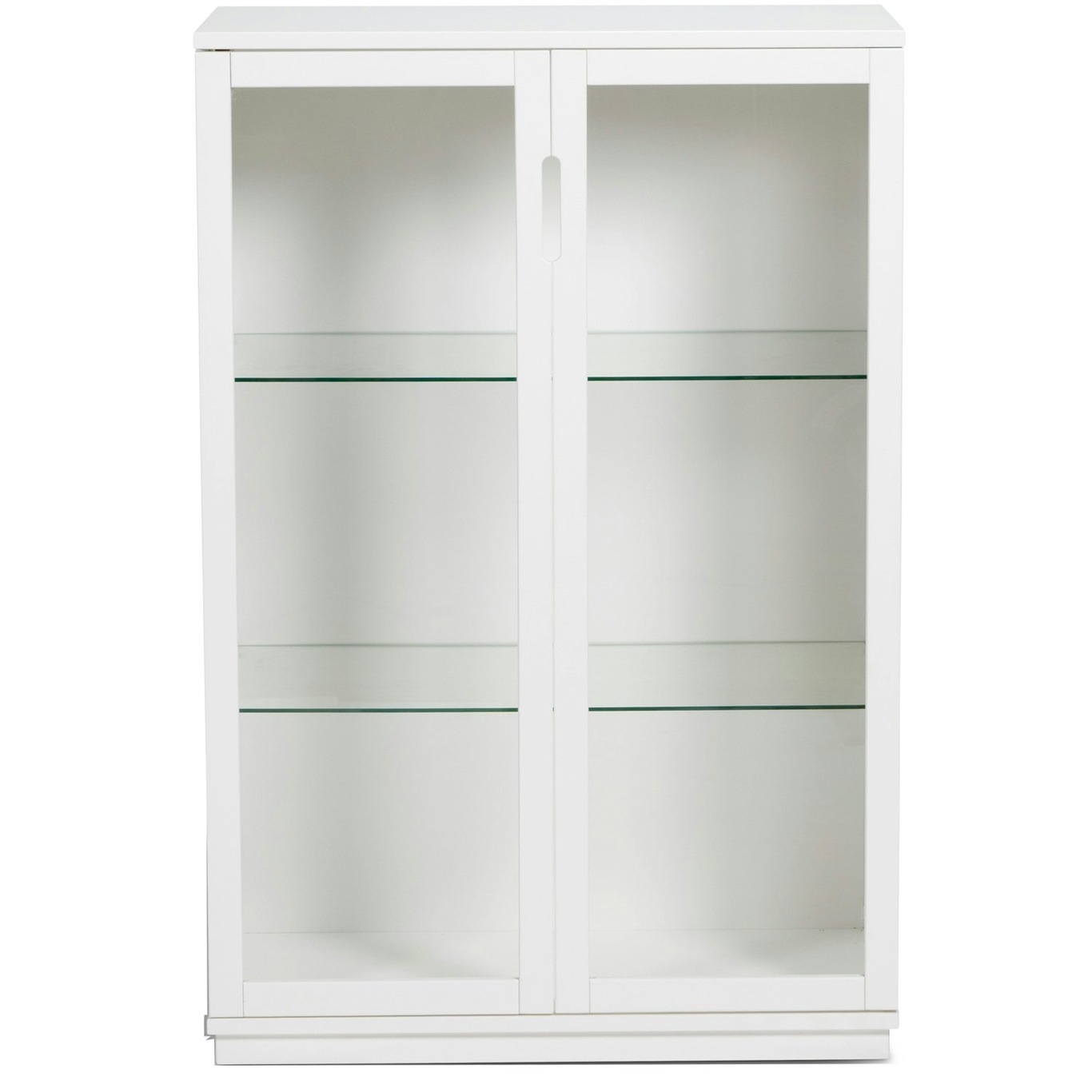 Aoko Cabinet White, Glass Doors