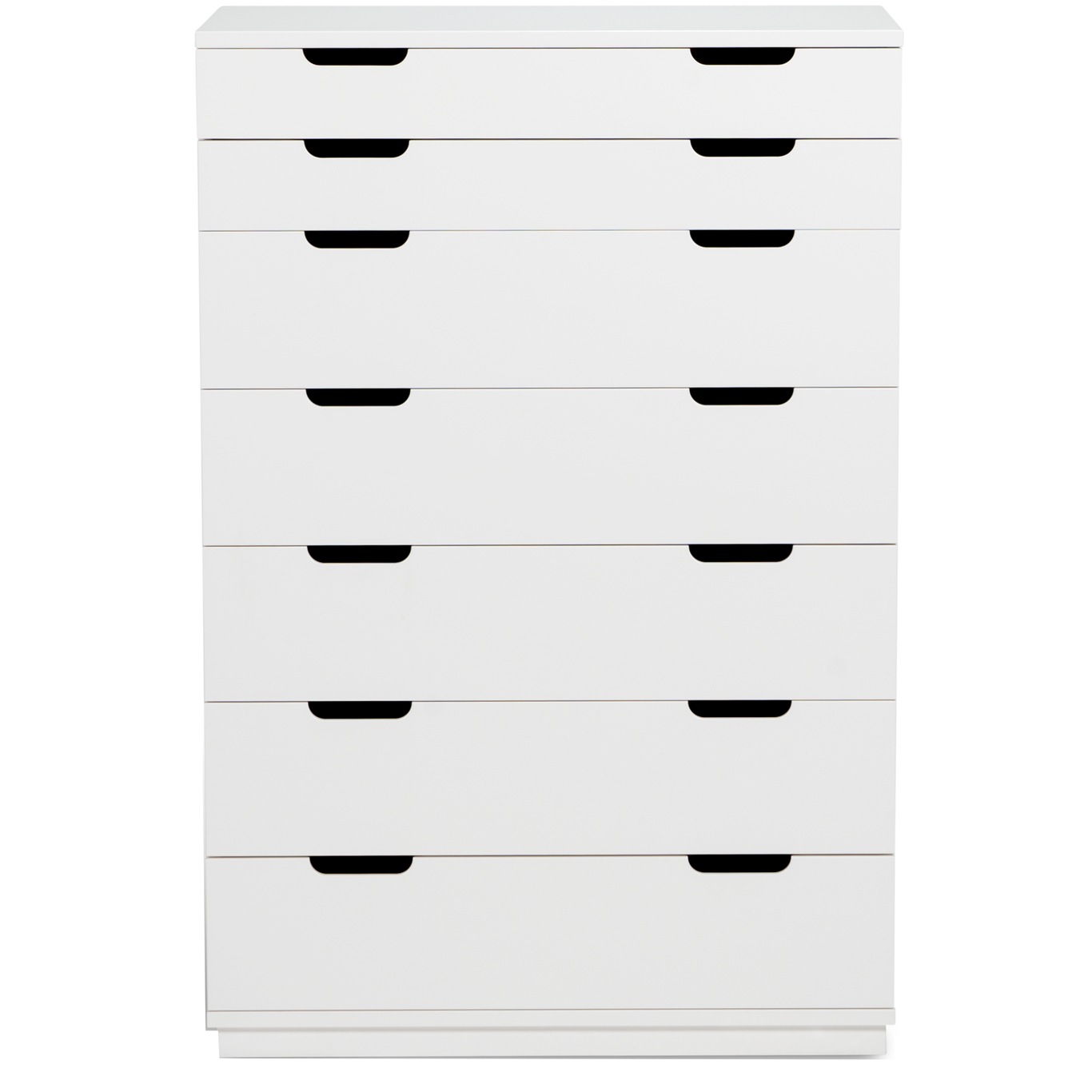 Aoko Chest Of Drawers With 7 Drawers, White