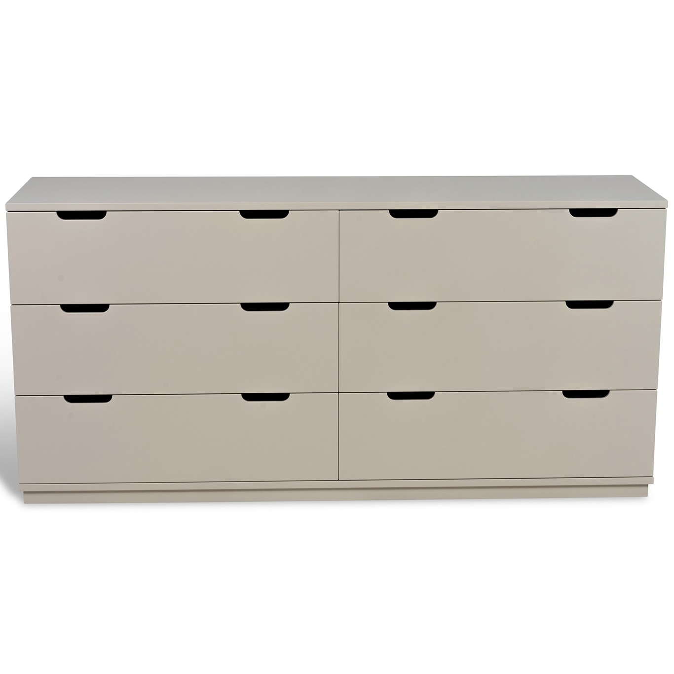 Aoko Chest Of Drawers With 6 Drawers, Beige