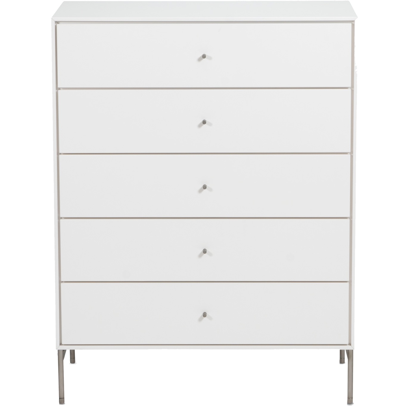 Volt Chest of Drawers 5 drawers, White Lacquer