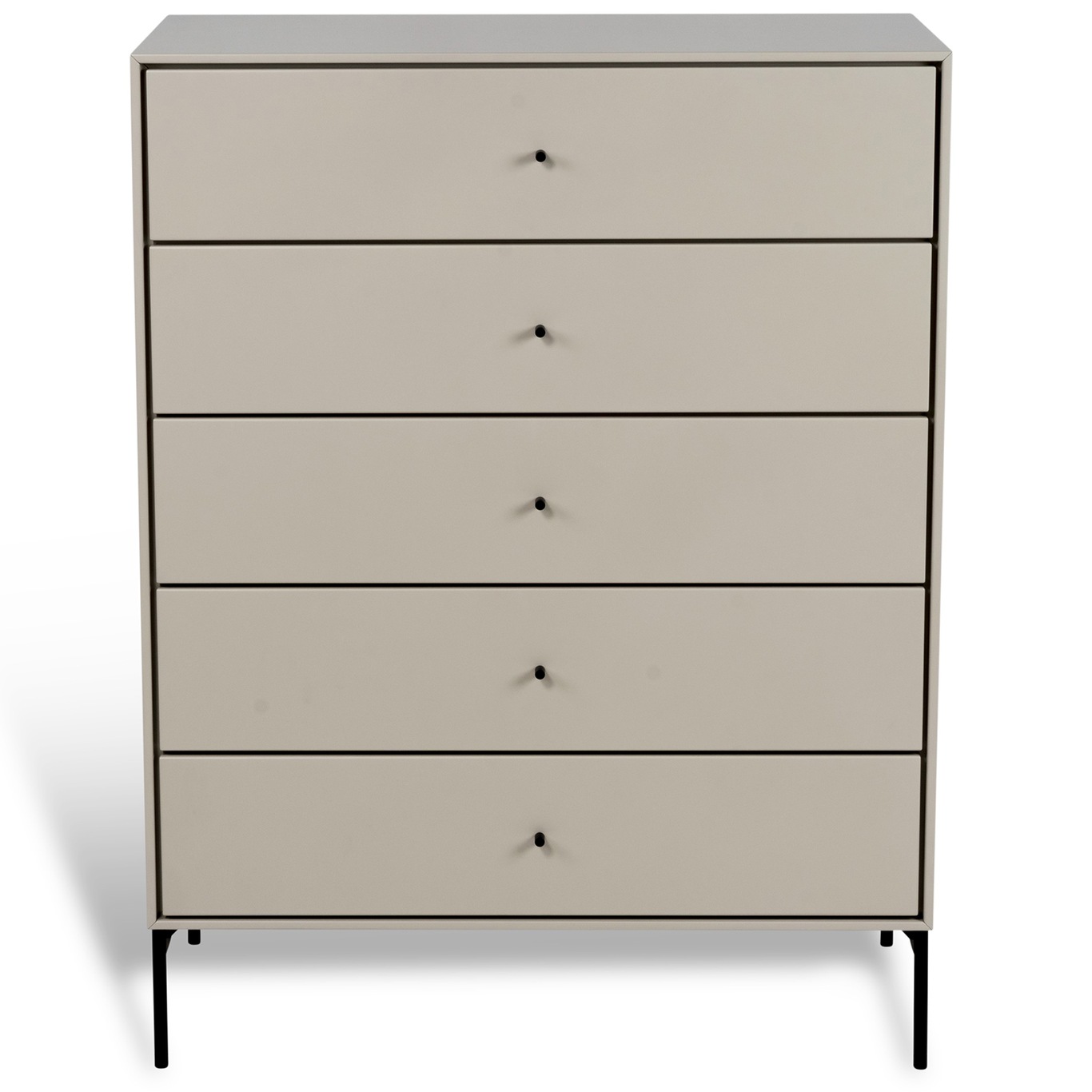 Volt Chest Of Drawers With 5 Drawers, Beige/Black