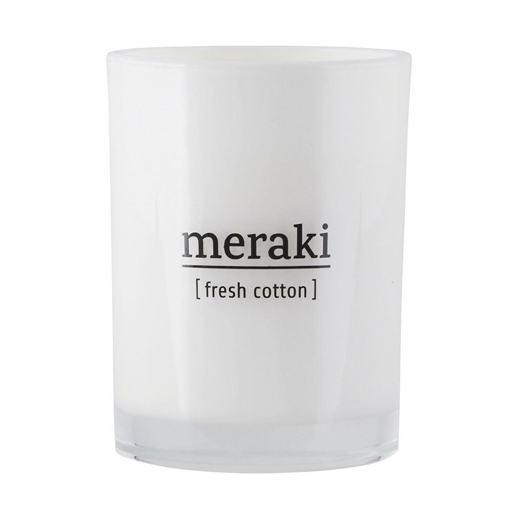 Meraki Scented Candle 8x10,5 cm Fresh Cotton