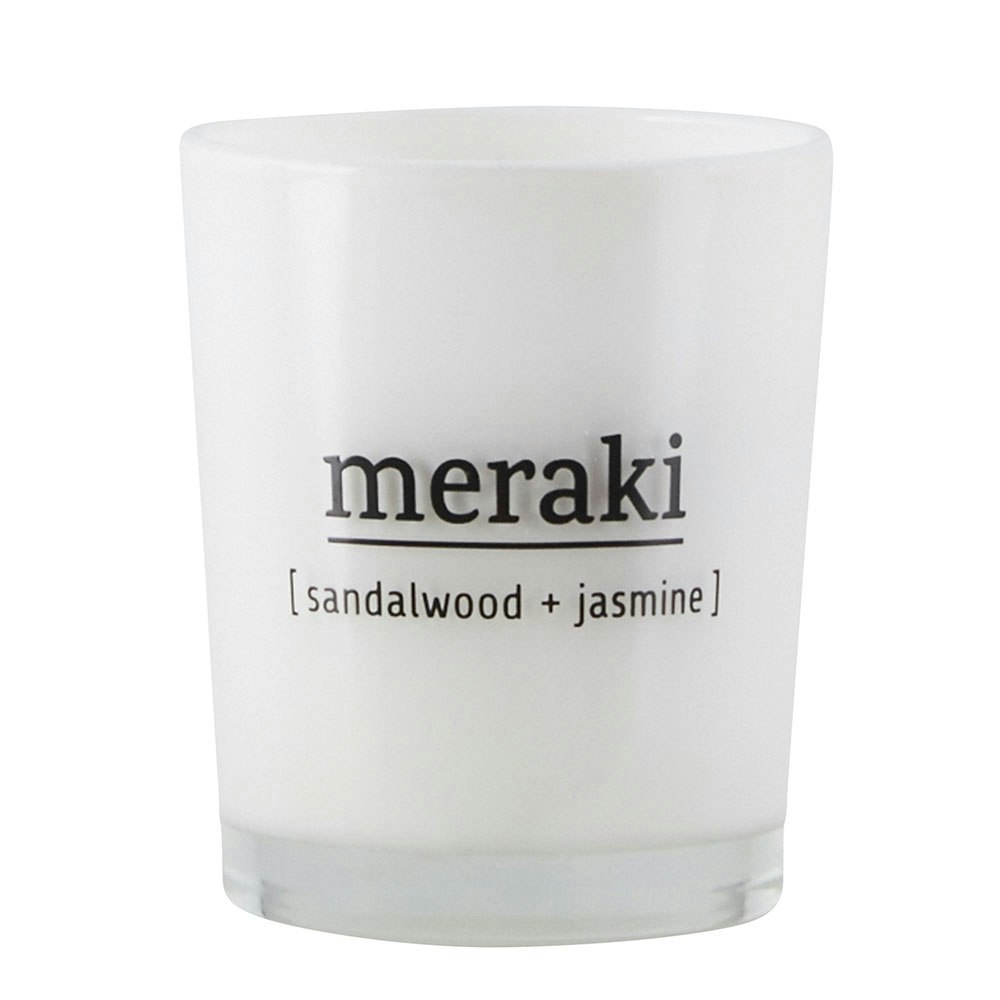 Meraki Scented Candle 5,5x6,7 cm Sandalwood & Jasmine