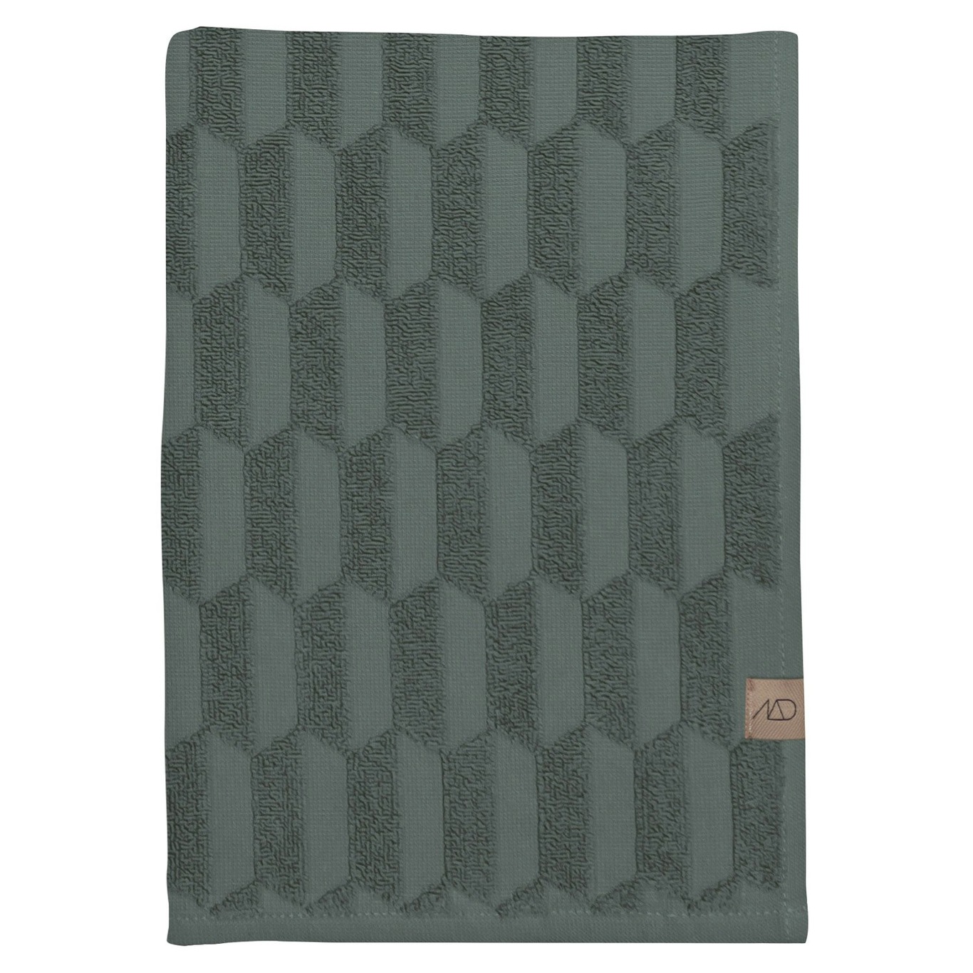 Geo Towel 50x95 cm, Pine Green