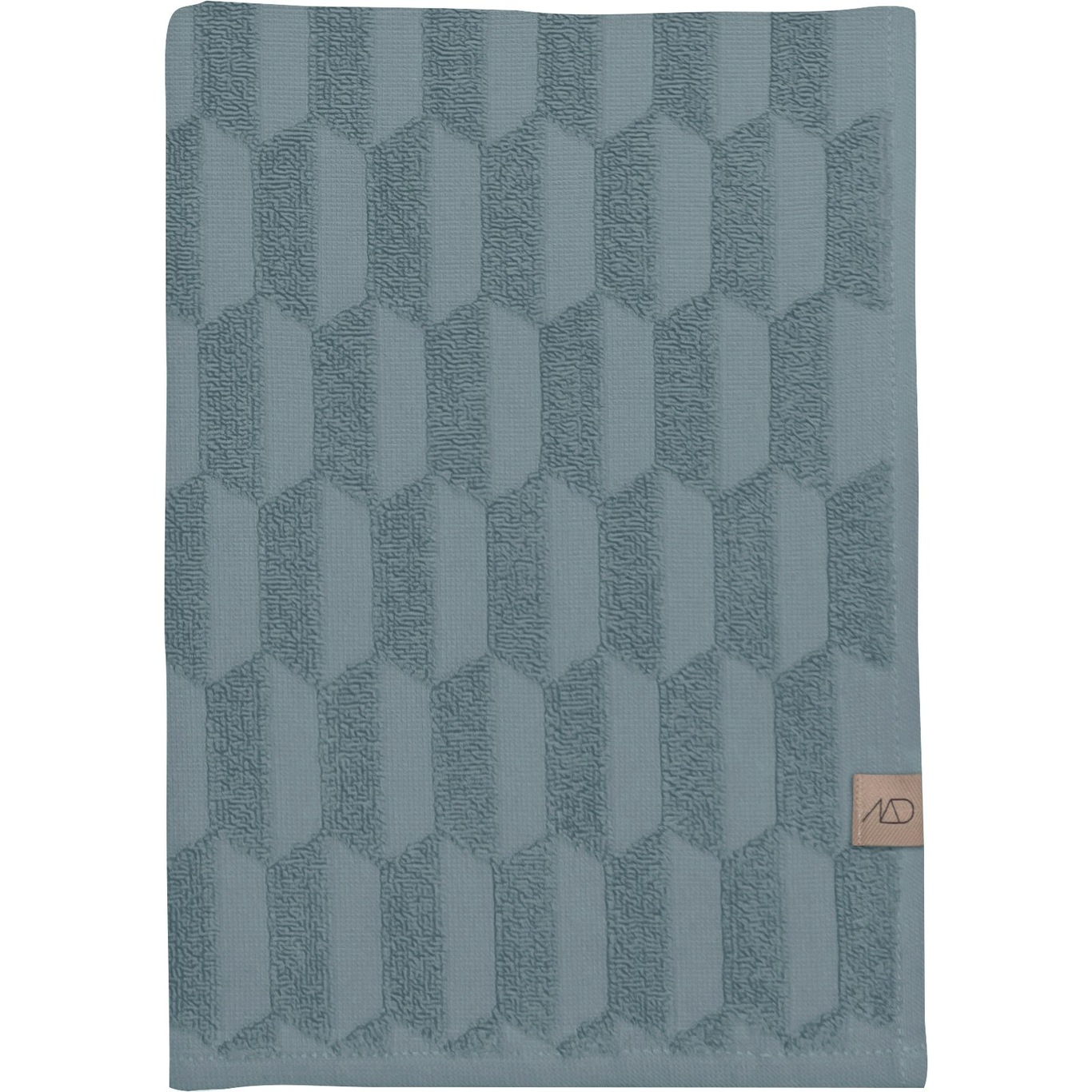 Geo Towel Stone Blue, 70x133 cm