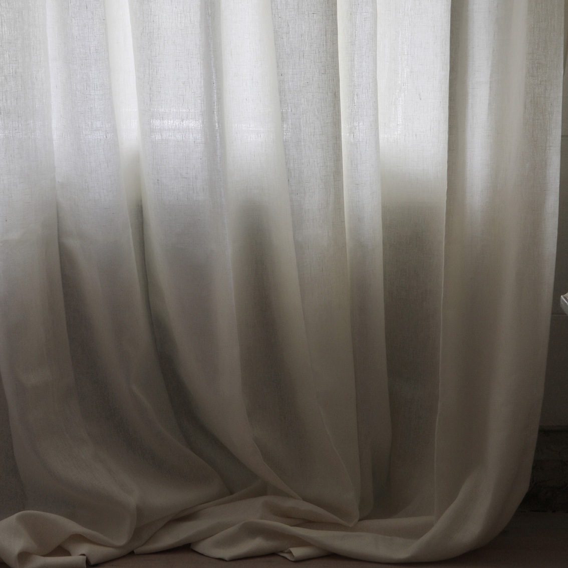 Field Curtain  Linen Kaolin white , 250x290 cm