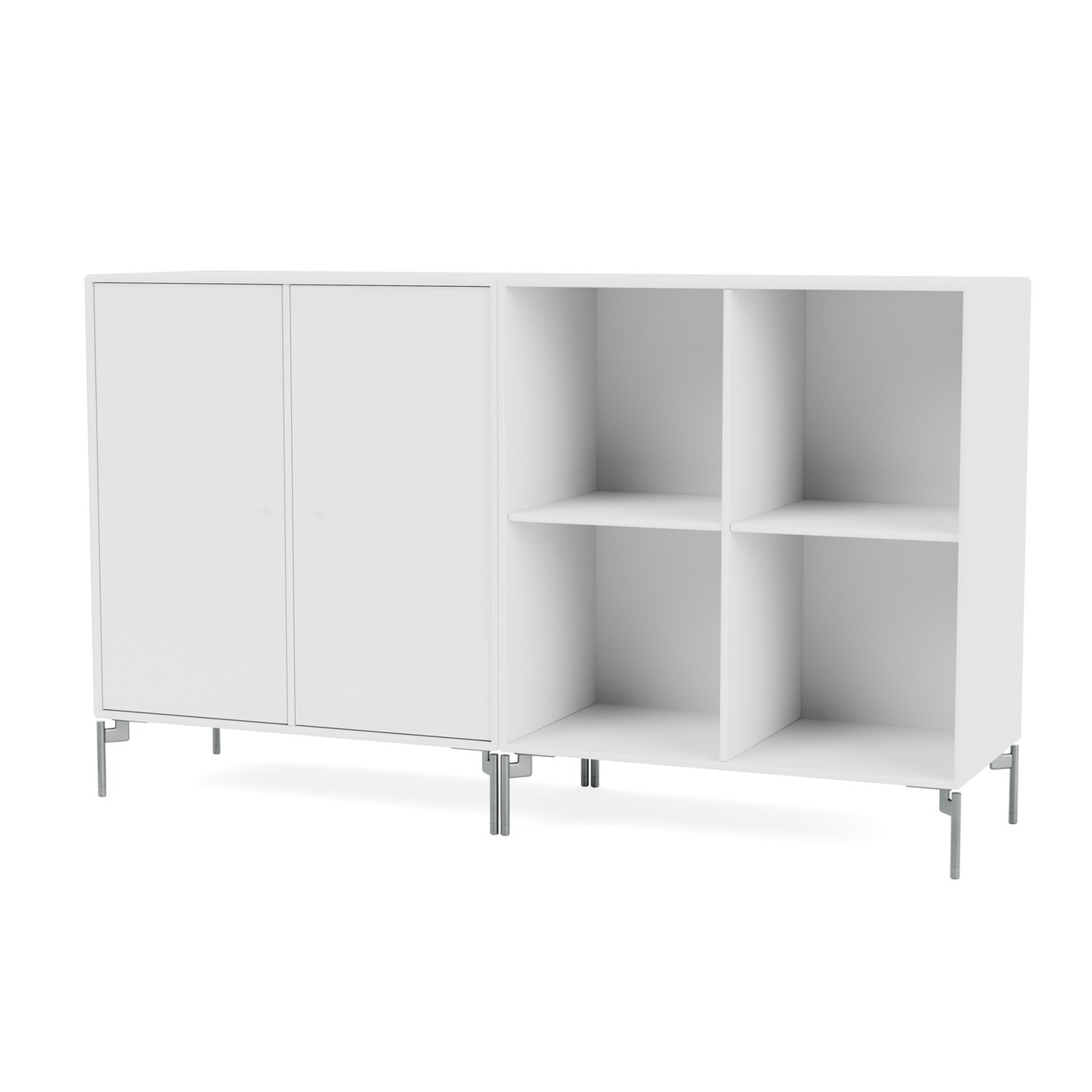 Pair Sideboard New White
