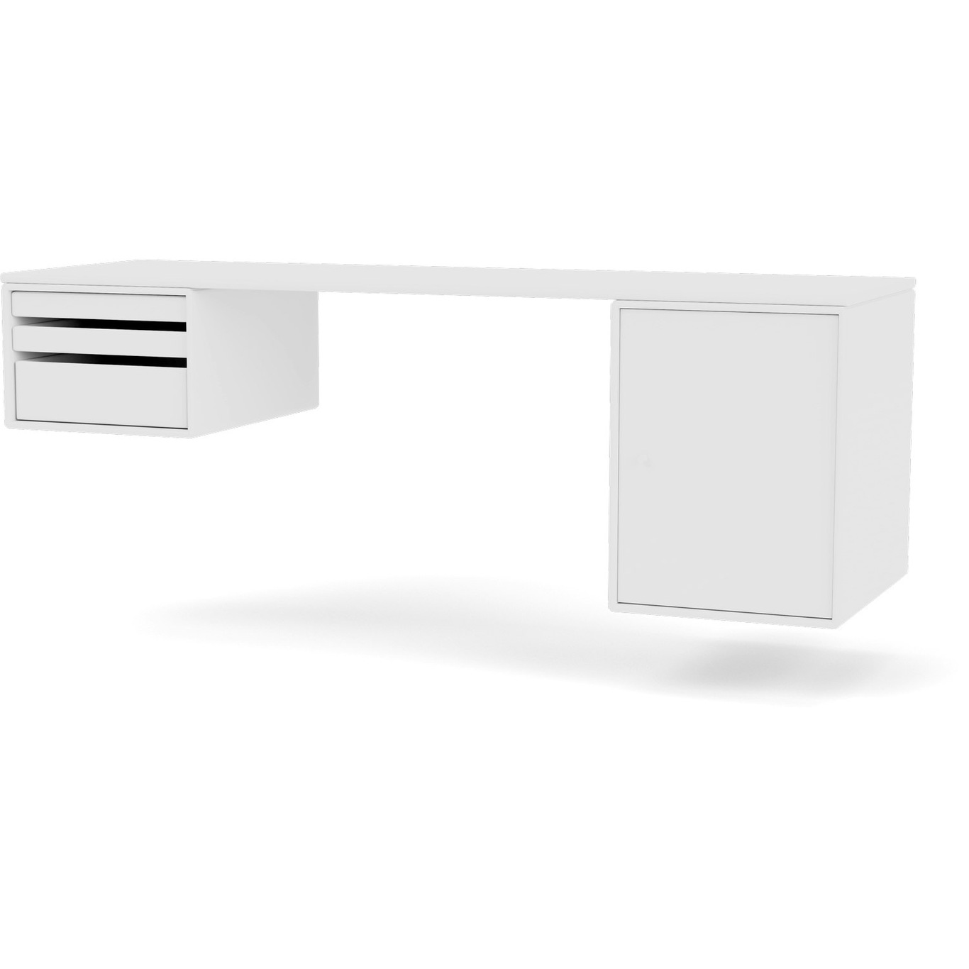 Workshop Wall Hung Desk, New White
