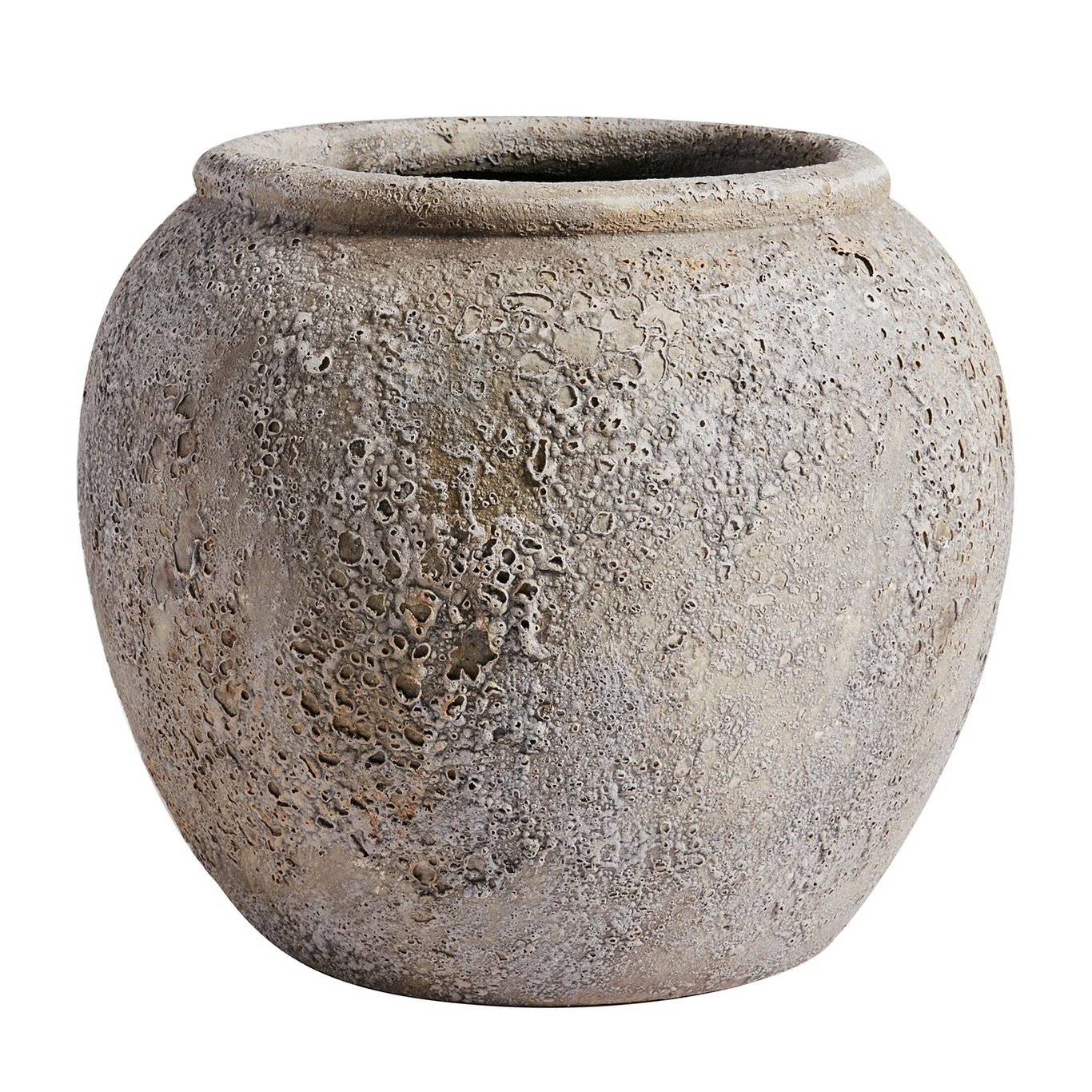 Luna Decorative Pot Grey, 25 cm