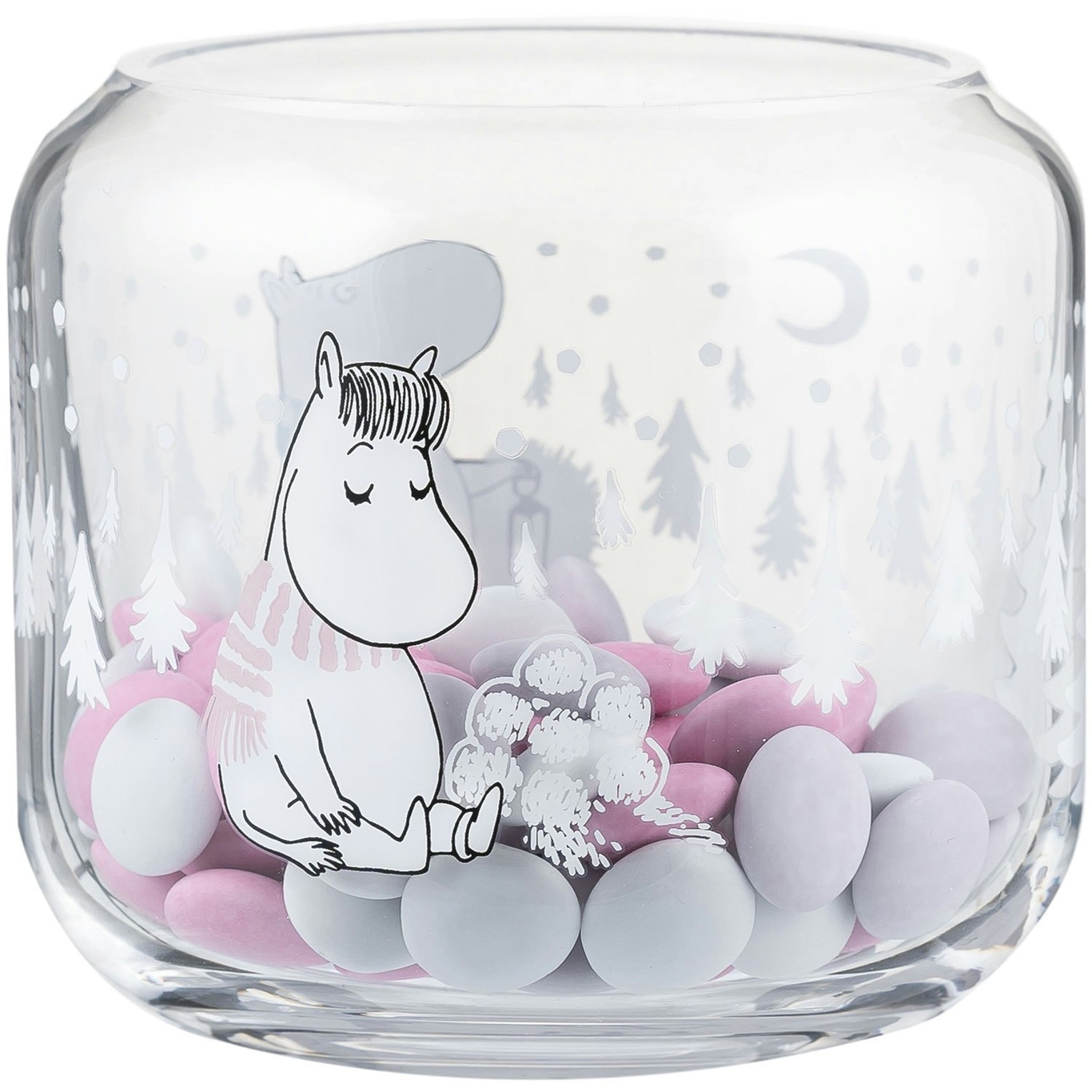 Moomin Lantern 8 cm, Snowfall