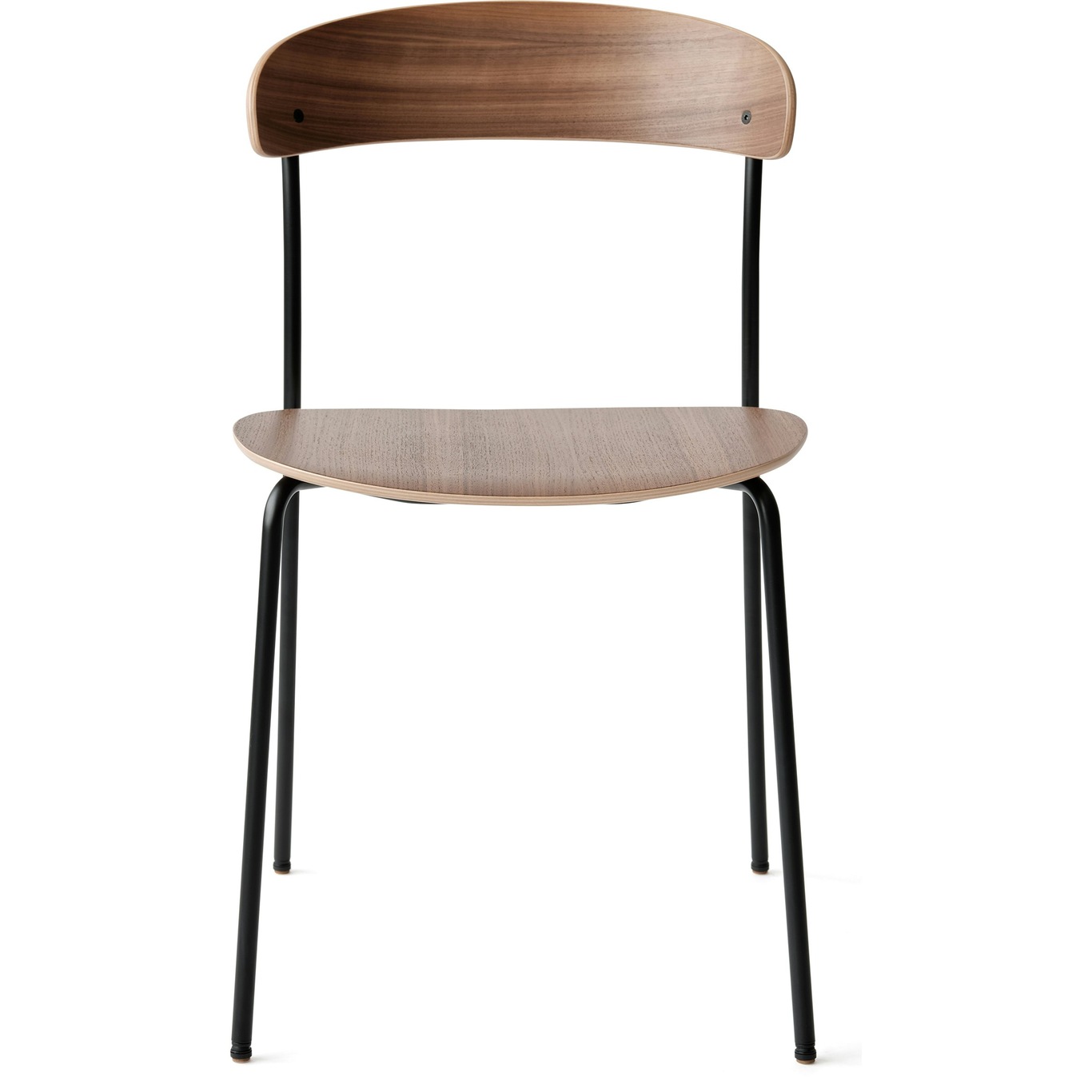 Missing Chair Without Armrest, Walnut