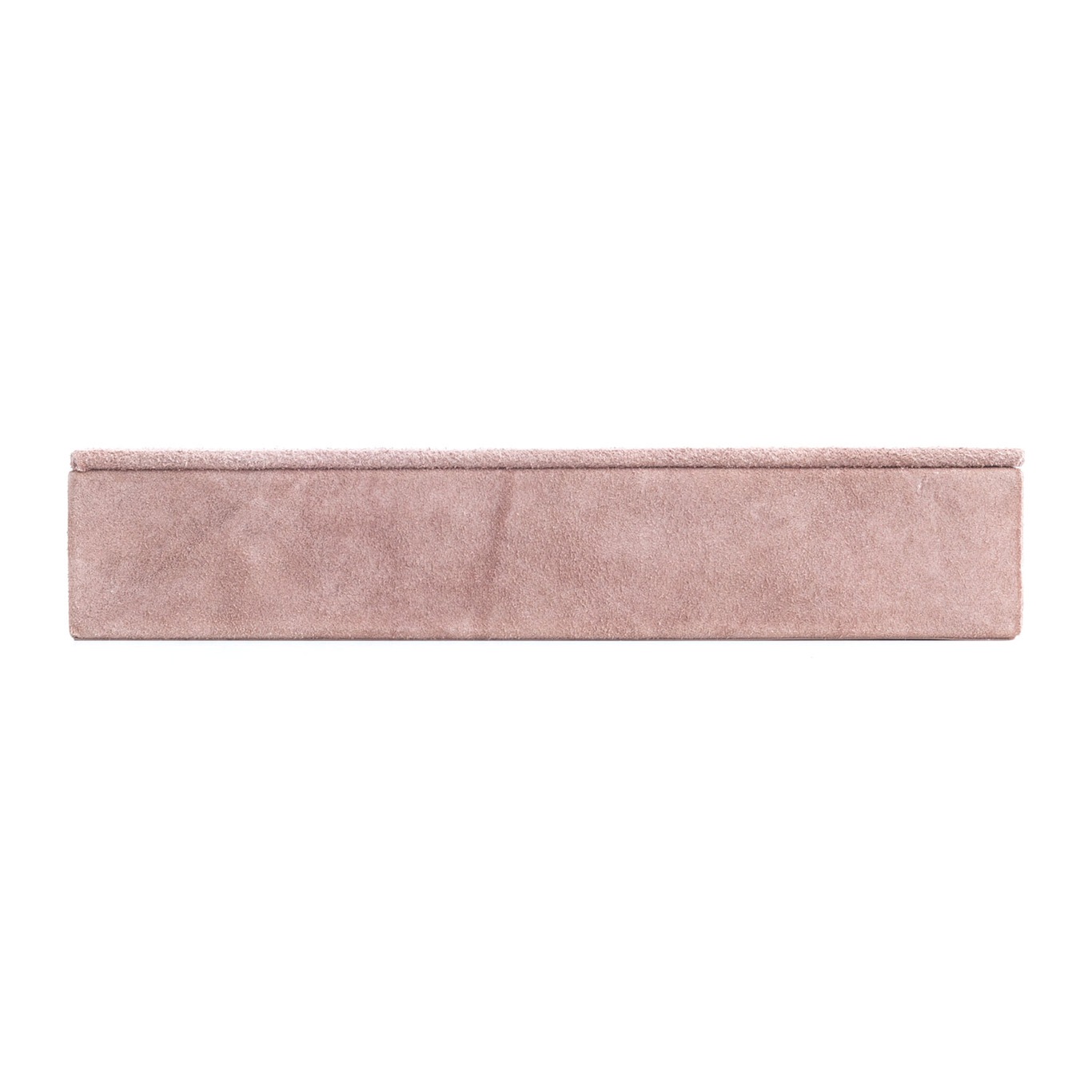 Suede Box Rectangular, Pale Pink