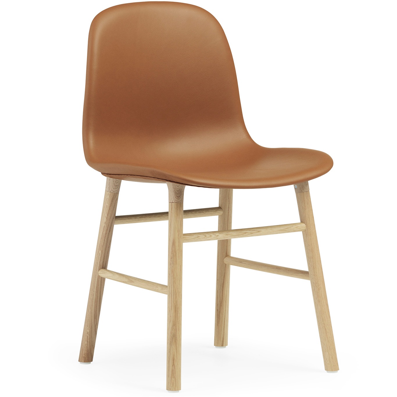 Form Chair Oak Frame, Ultra Leather 41574